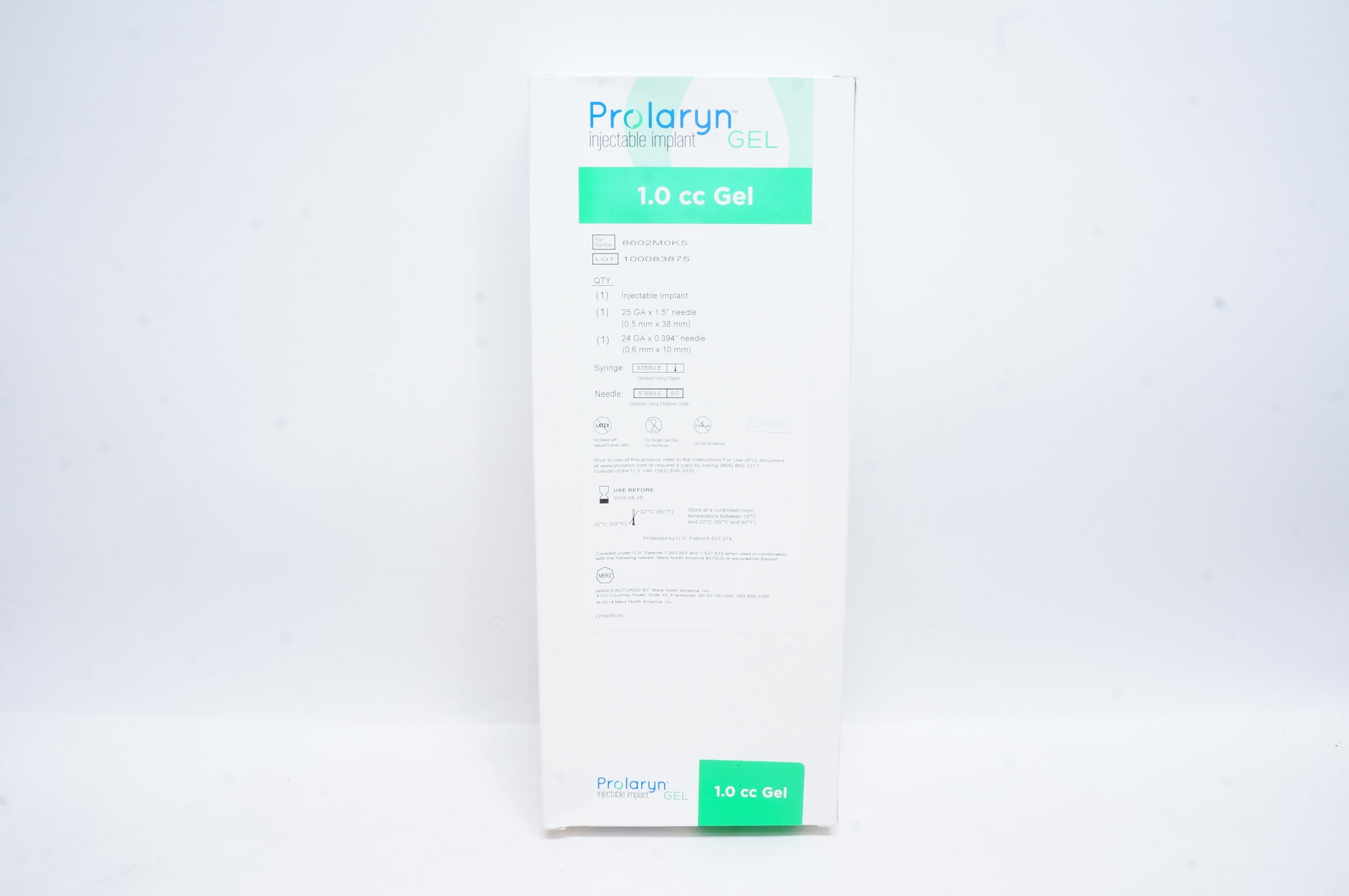 MERZ 8602M0K5 Prolaryn Injectable Implant Gel 1.0cc (x)