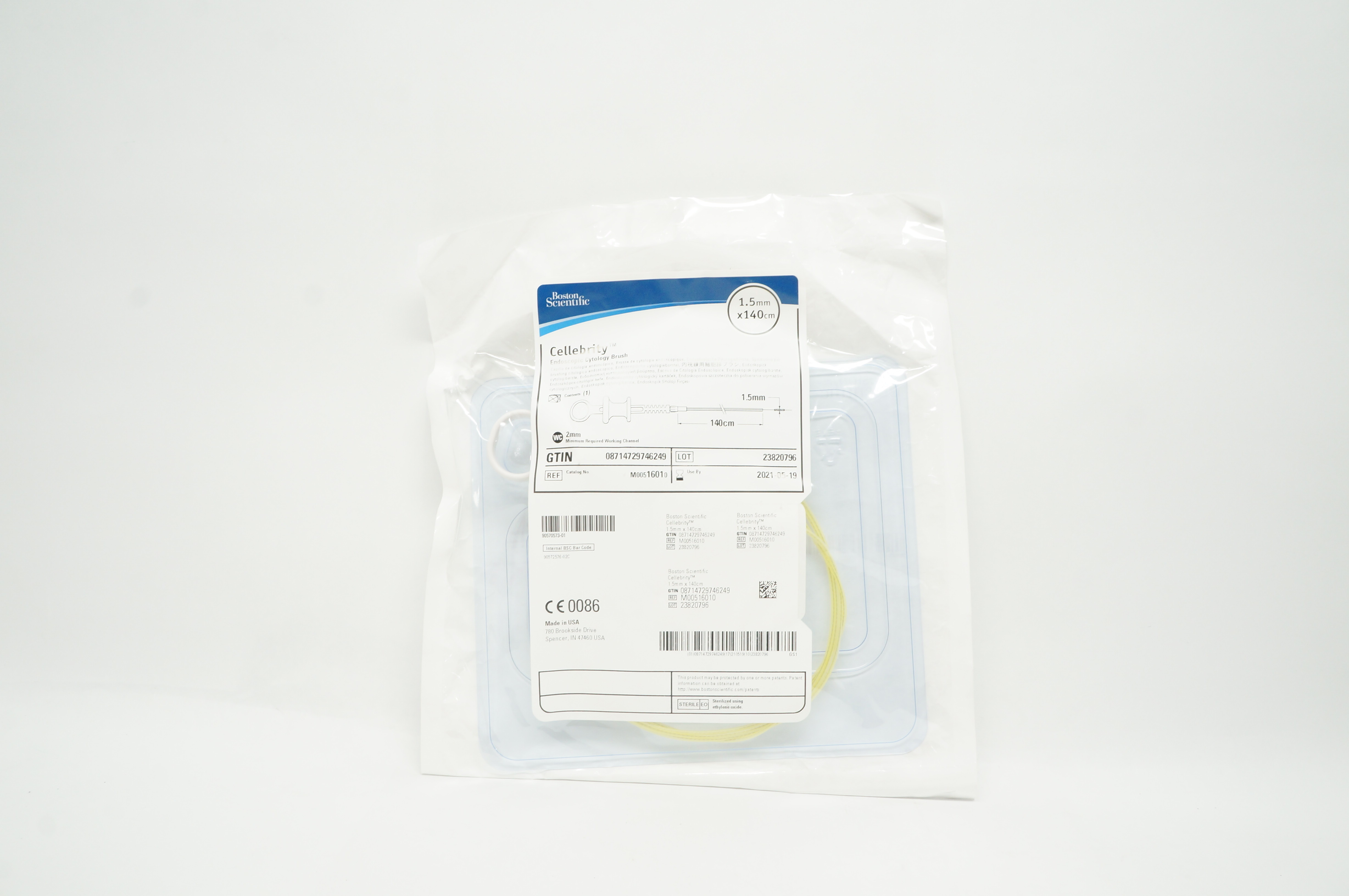 Boston Scientific M00516010 Cellebrity Endoscopic Cytology Brush,1.5mmx140cm (x)