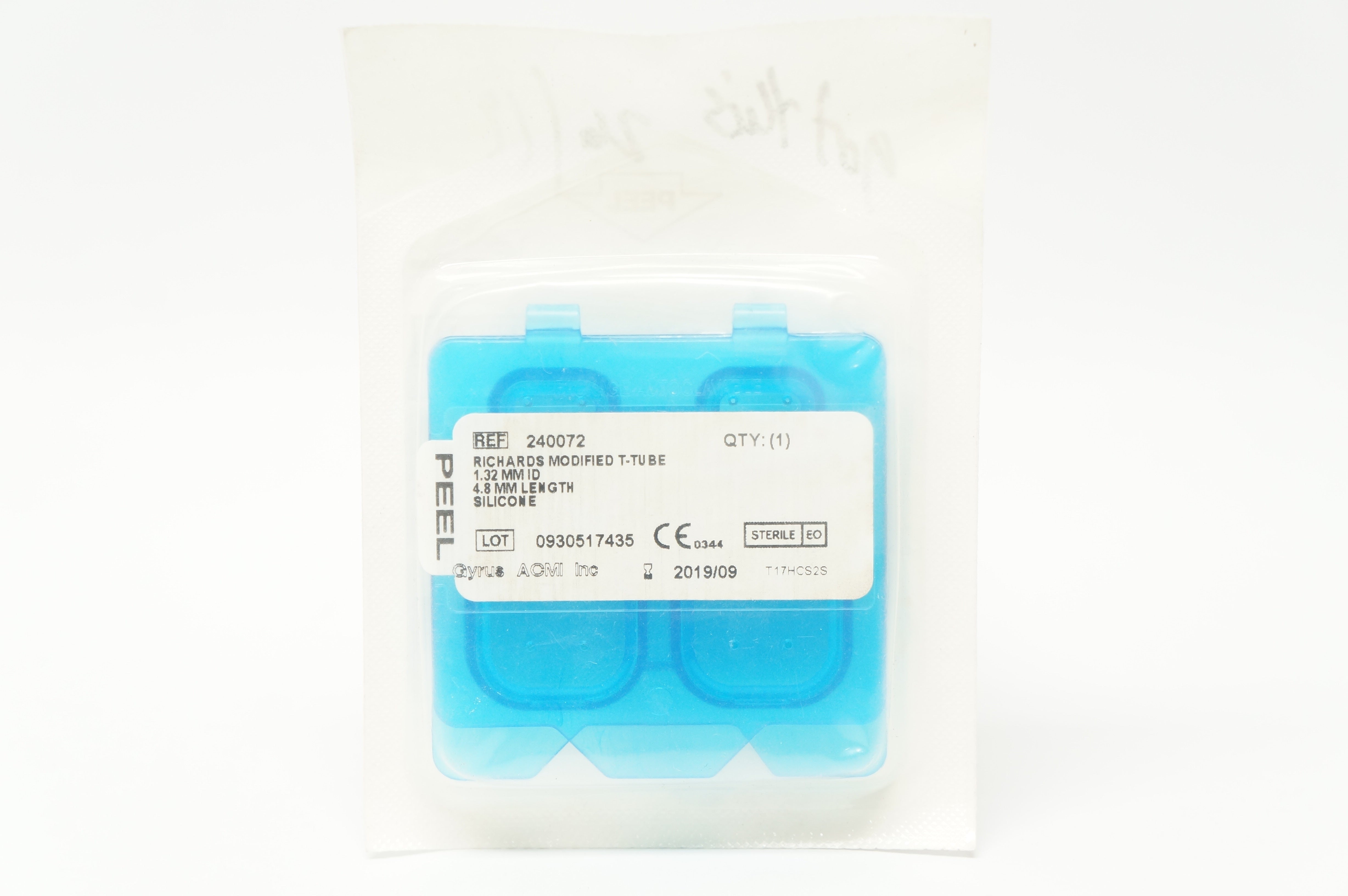 Gyrus ACMI 240072 Richards Modified T-Tube 1.32mm ID x 4.8mm (x)