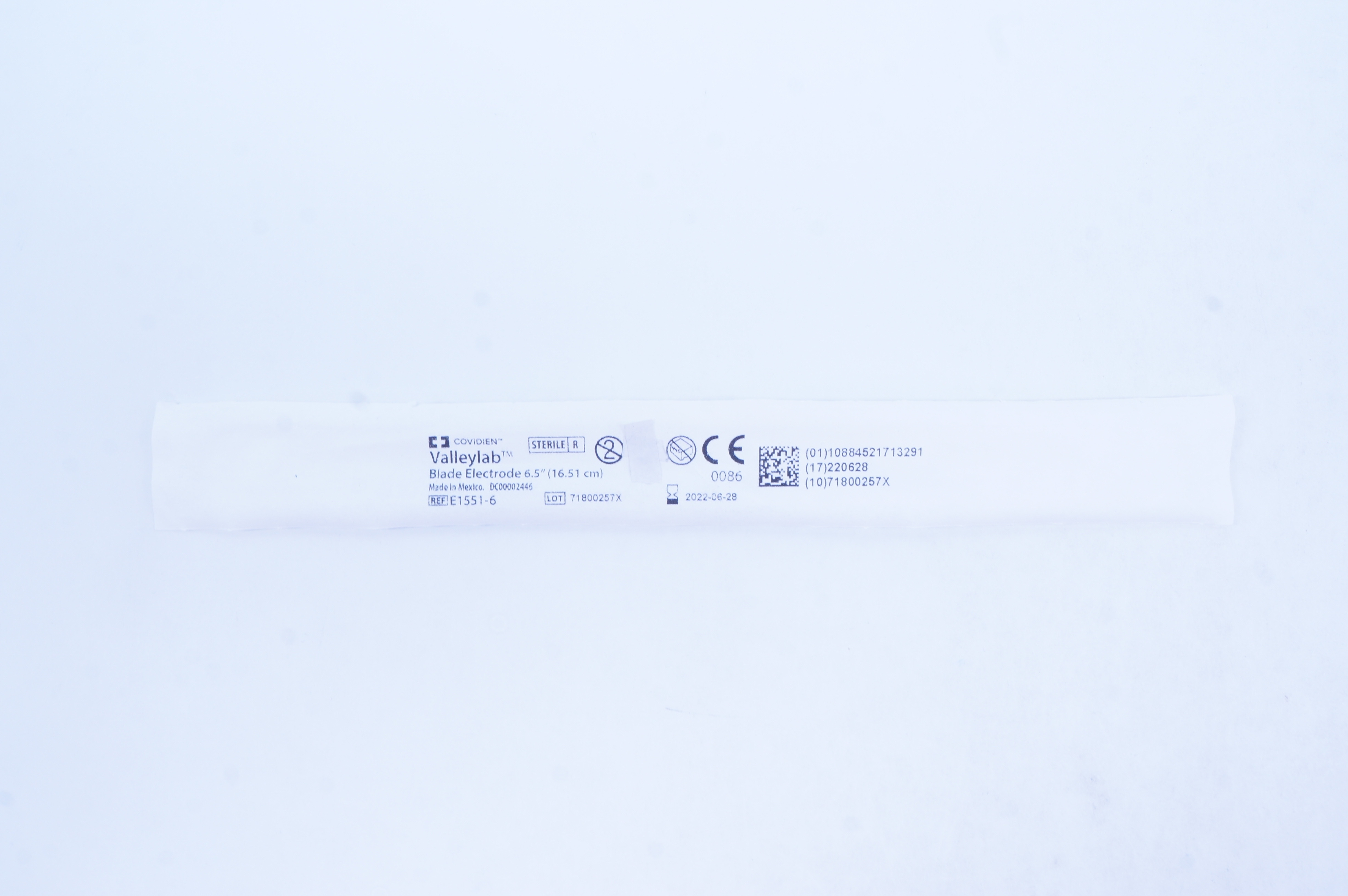 Covidien E1551-6 Valleylab Blade Electrode 6.5inch (x)