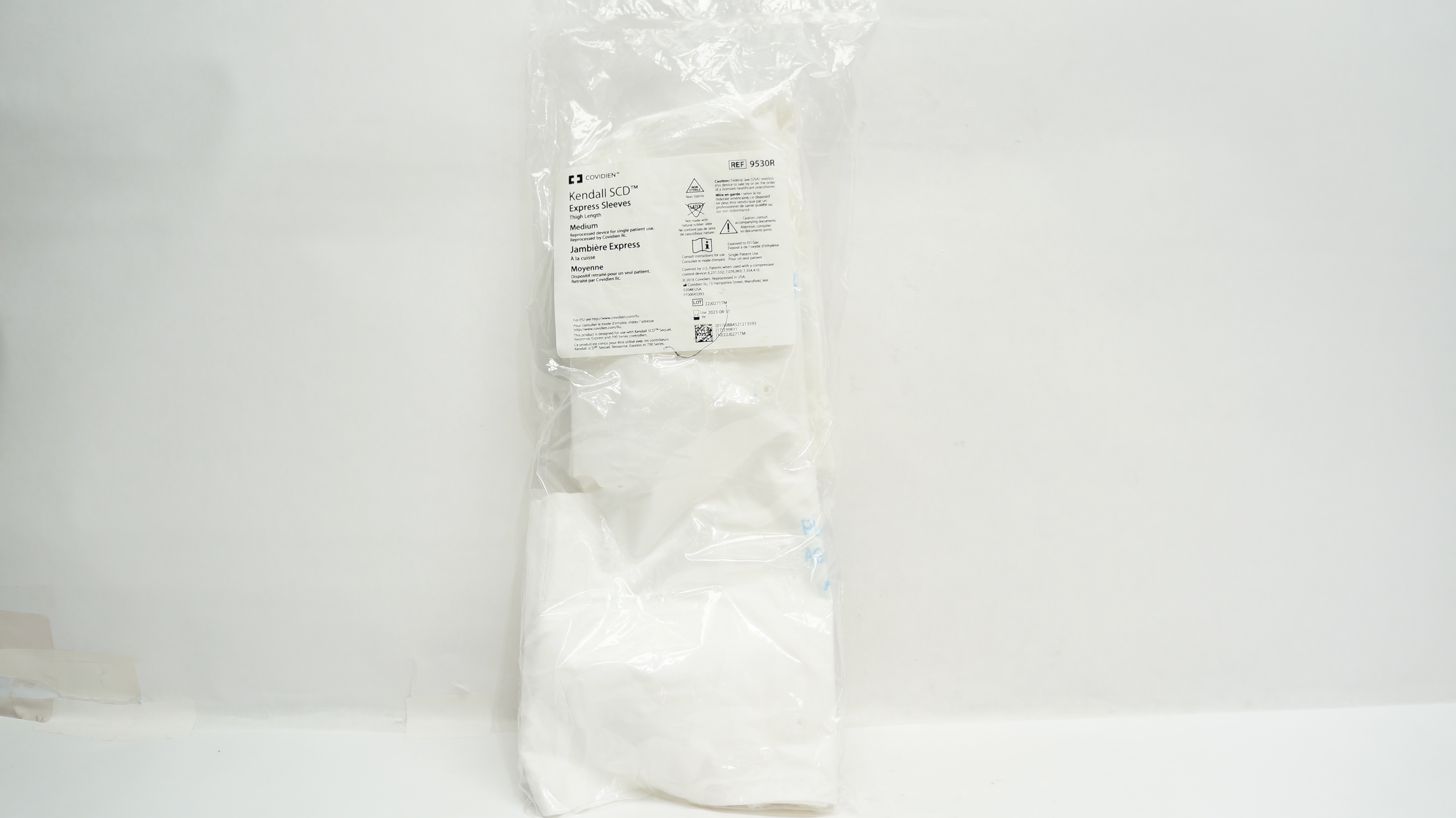 Covidien 9530R Kendall SCD Express Sleeves, Thigh Length, Medium (x)