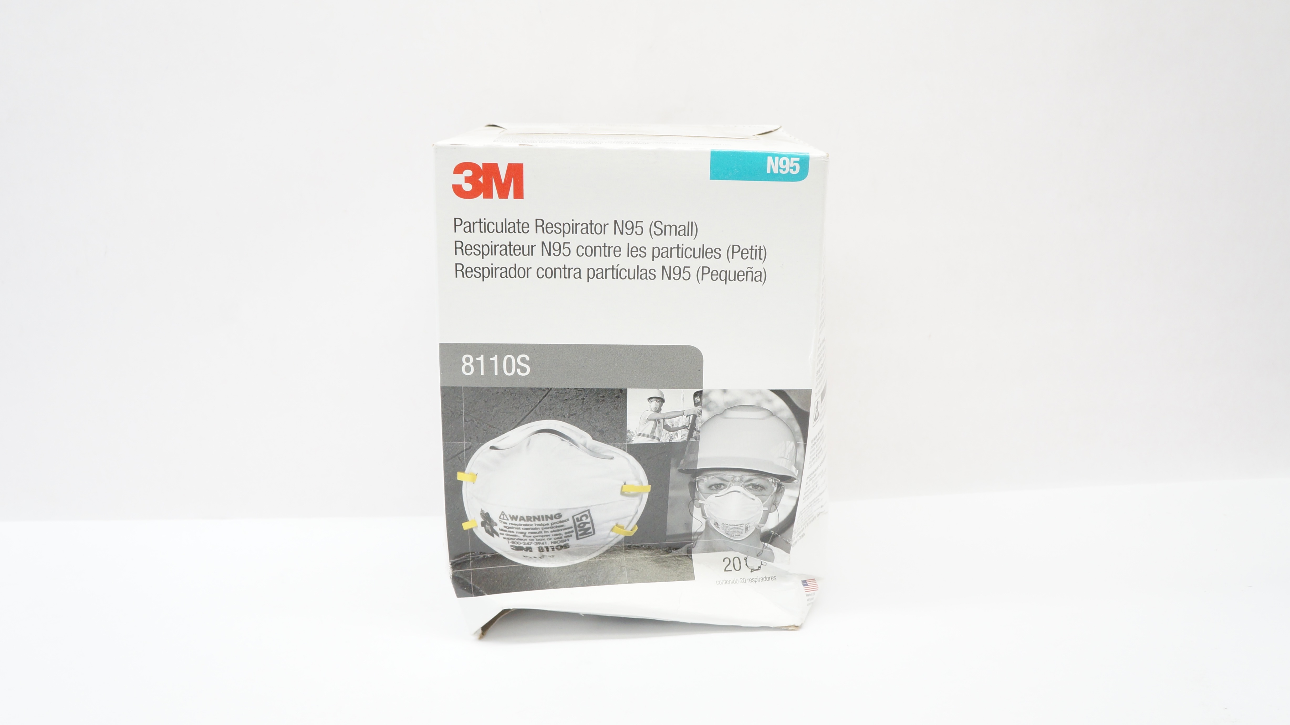 3M 8110S Particulate Respirator N95 Small - Box of 20