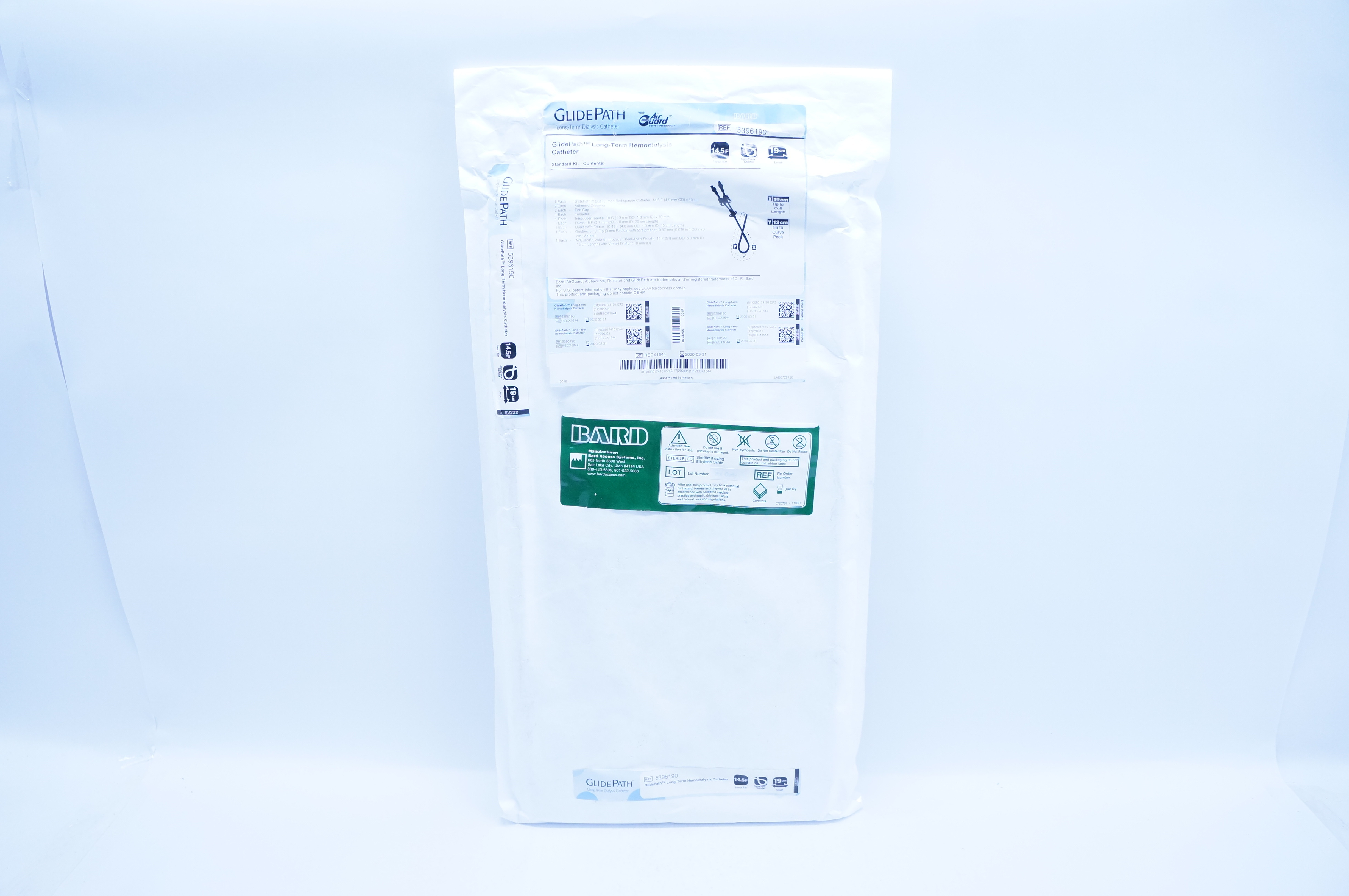 Bard 5396190 GlidePath Long-Term Hemodialysis Cath. 14,5F x 19cm (x)