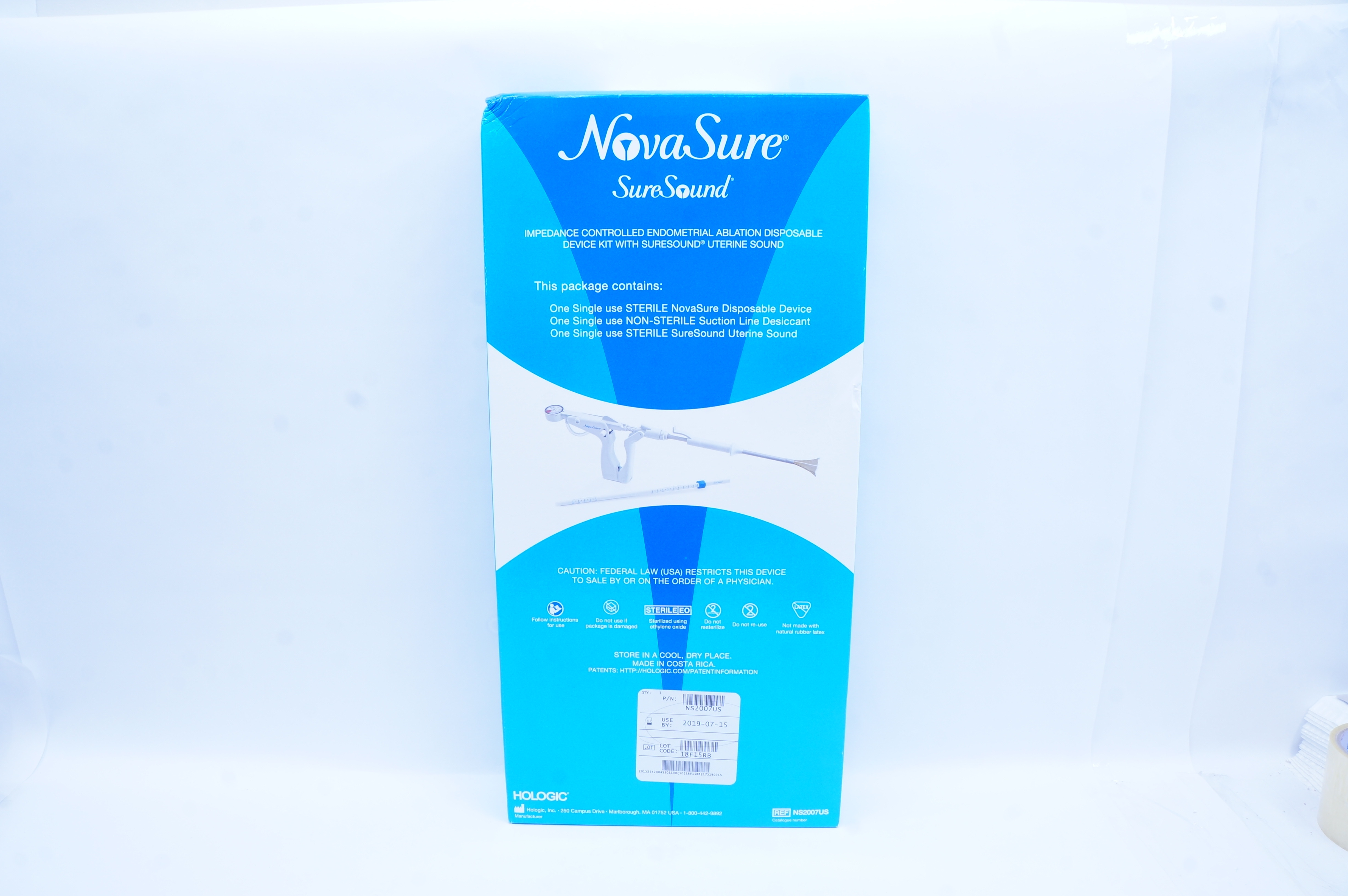 Hologic NS2007US NovaSure Impedance Endometrial Ablation Disp. Device Kit (x)