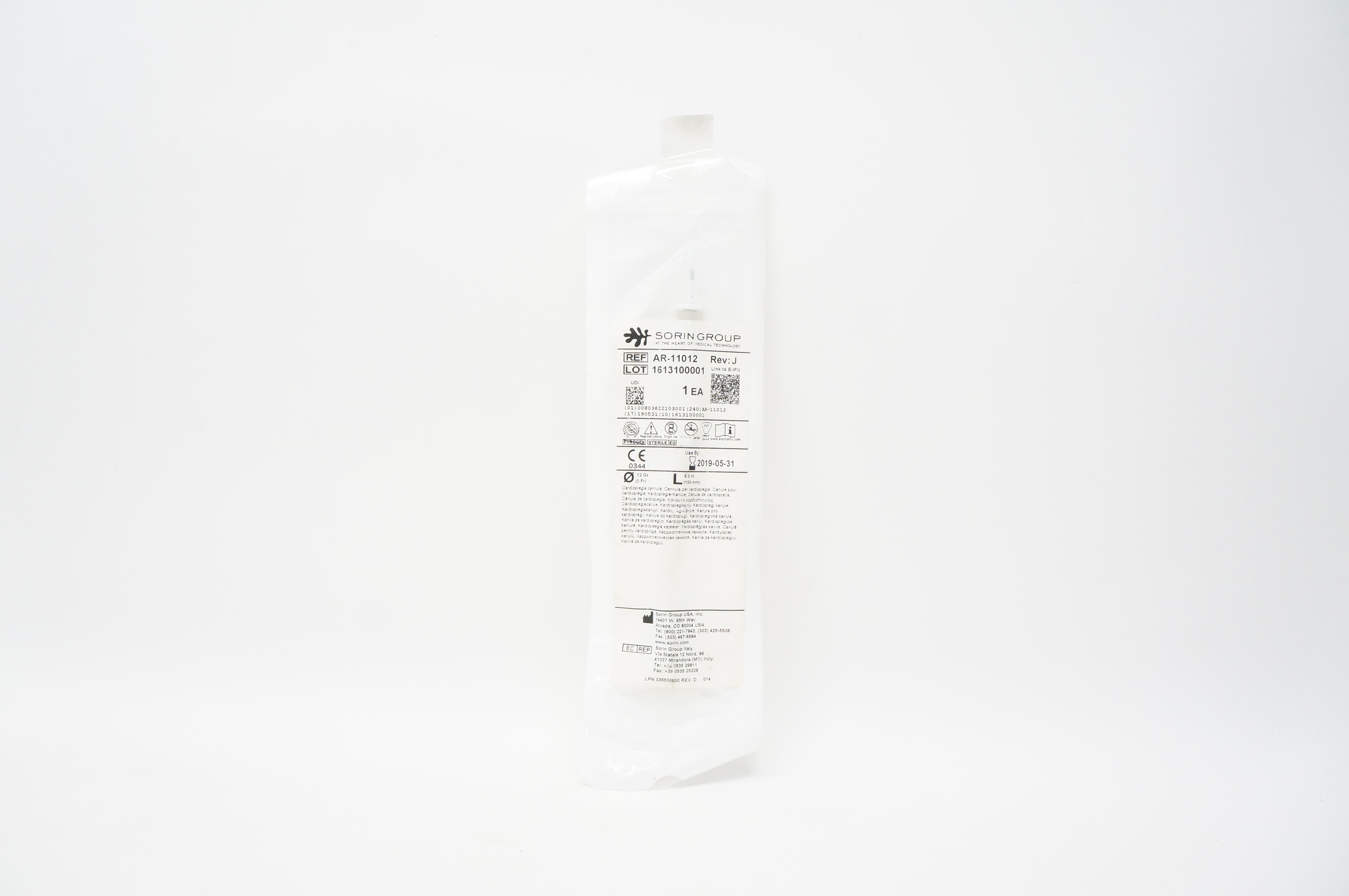 Sorin Group AR-11012 Cardioplegia Cannula (x)