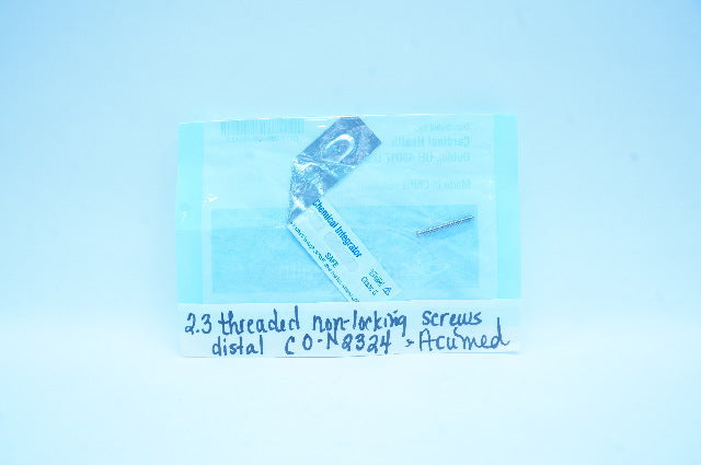 Acumed CO-N2324 Congruent Plate System Non-Toggling Cortical Screw 2.3mm x 24mm