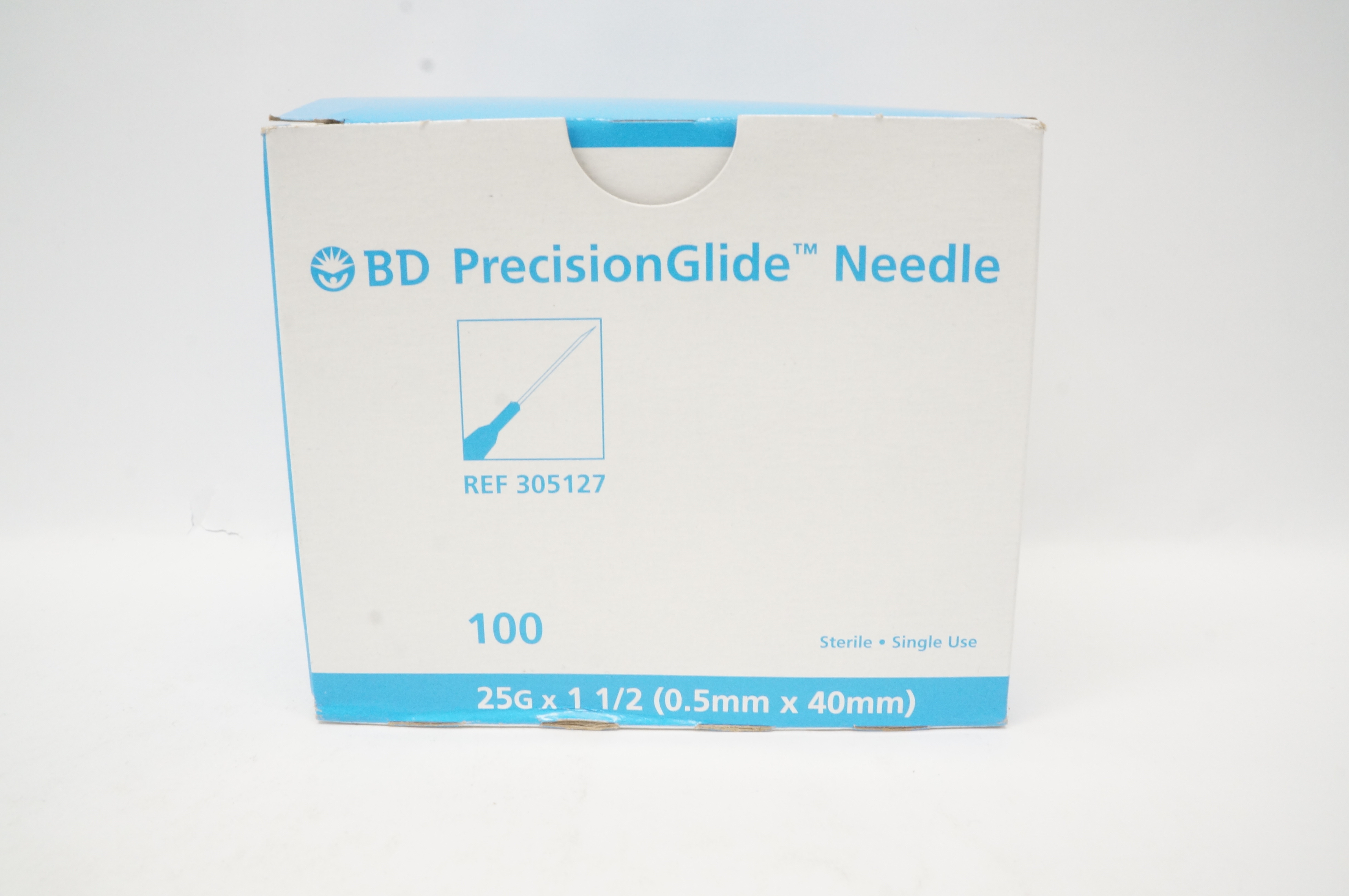 BD 305127 PrecisionGlide Ndle 25G x 1 1/2 - Box of 100