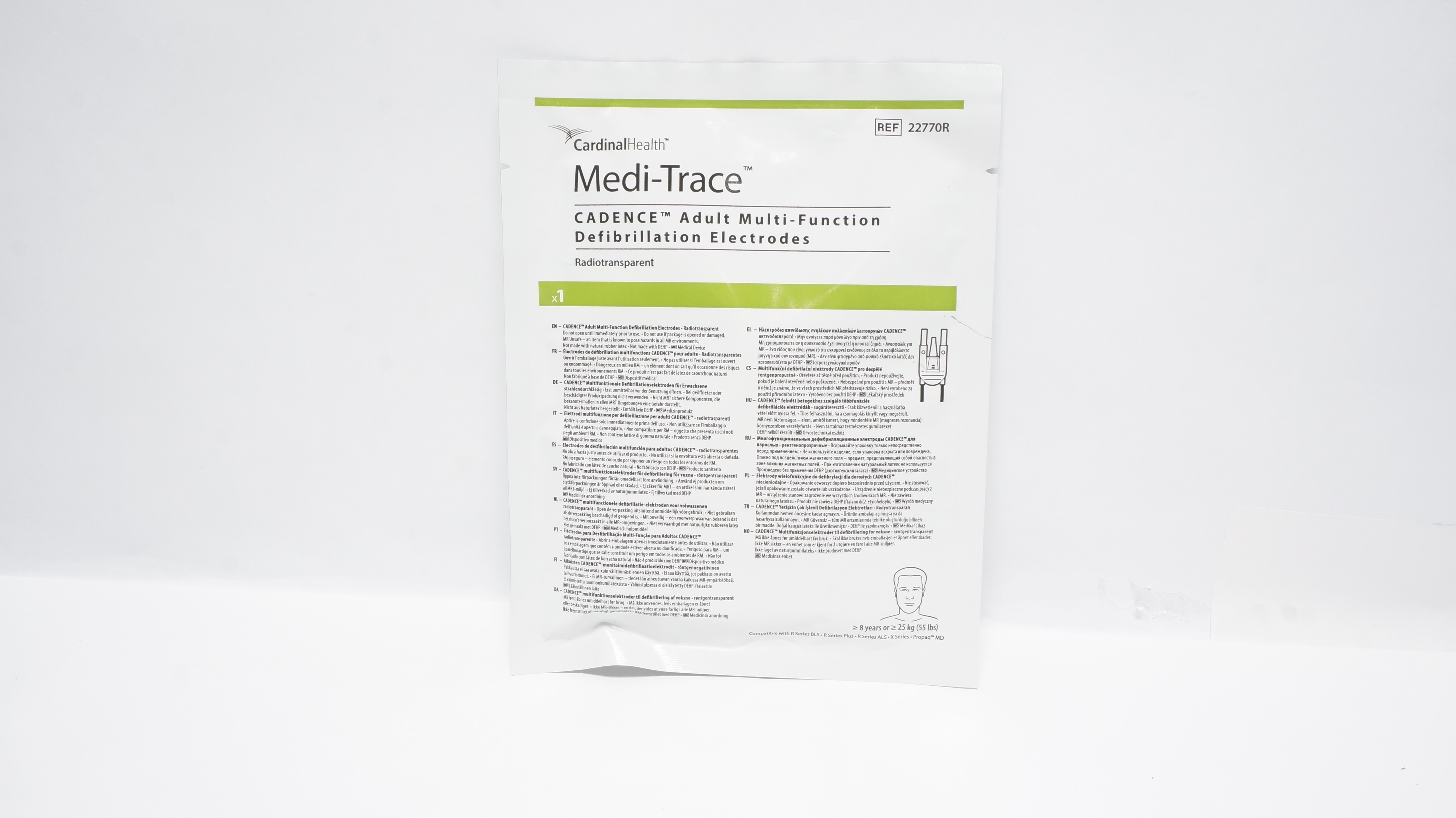 Cardinal Health 22770R Medi-Trace Multi-Function Defibrillation Electrodes (x)