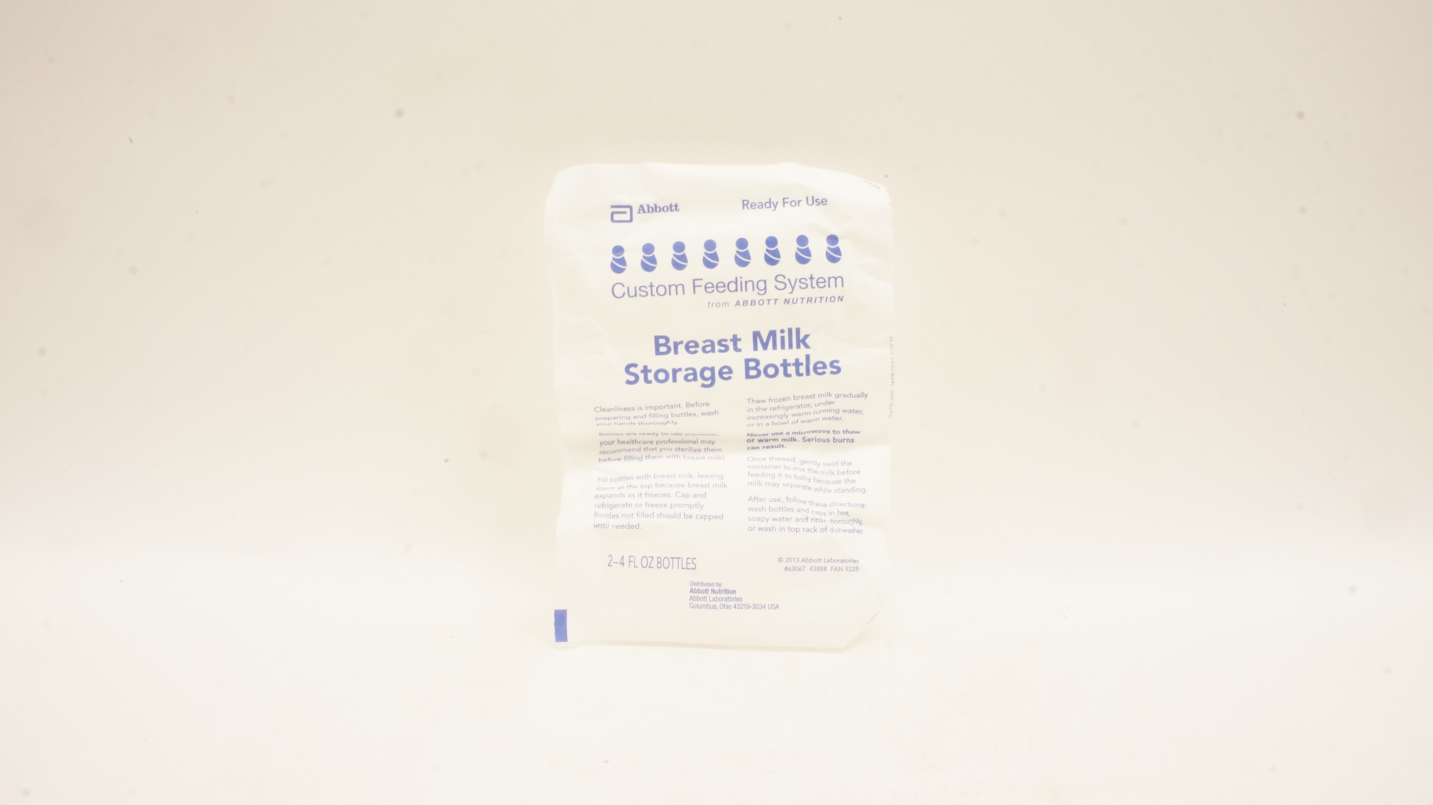 Abbott CustomFeed Breastmilk Storage Bottle With Cap 60 mL