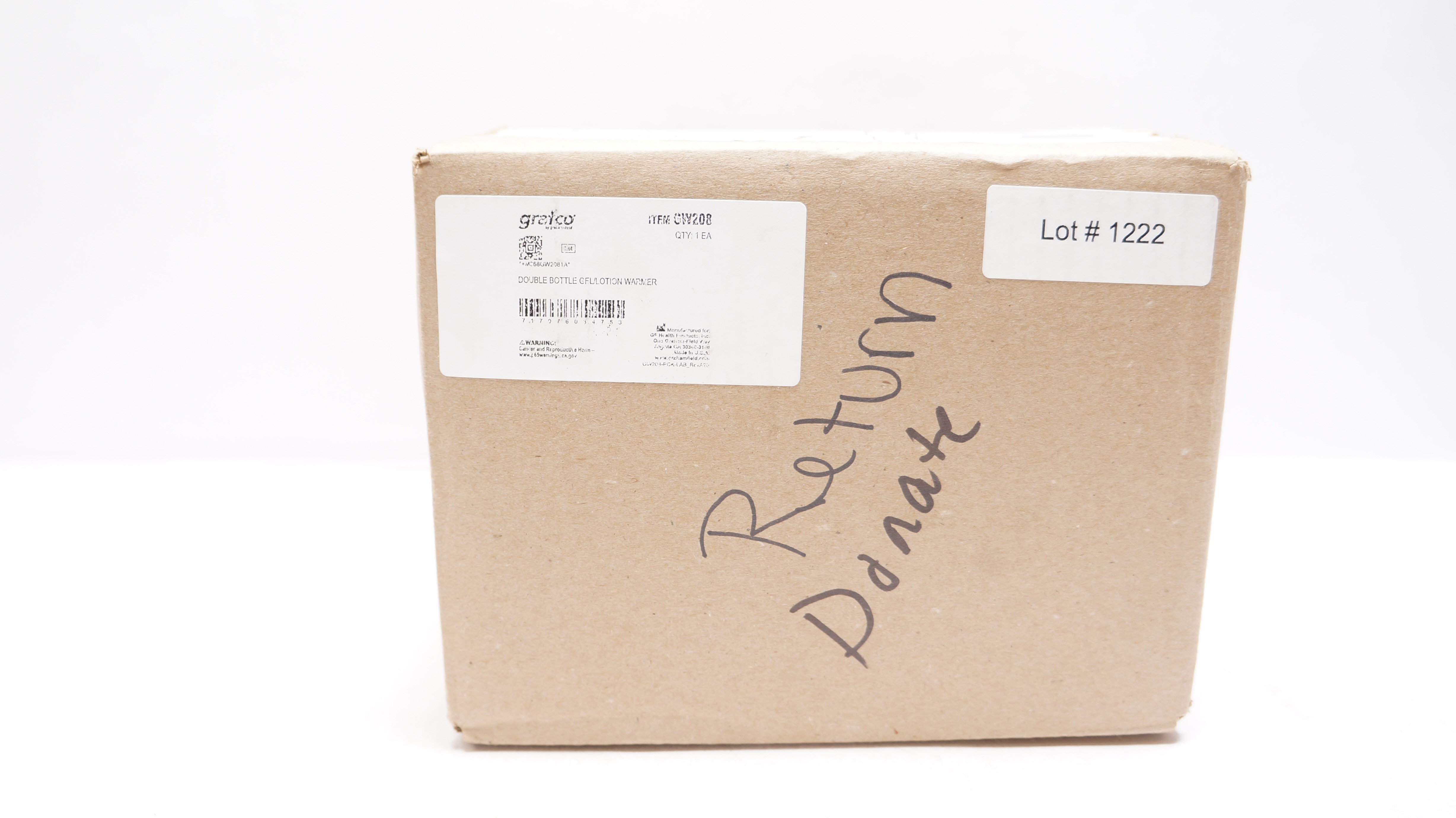 GE GW208 Grafco Double Bottle GFL/Lotion Warmer