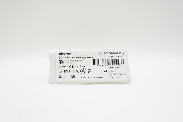 Stryker 5820-010-220 2.0mm Round Fluted Aggressive