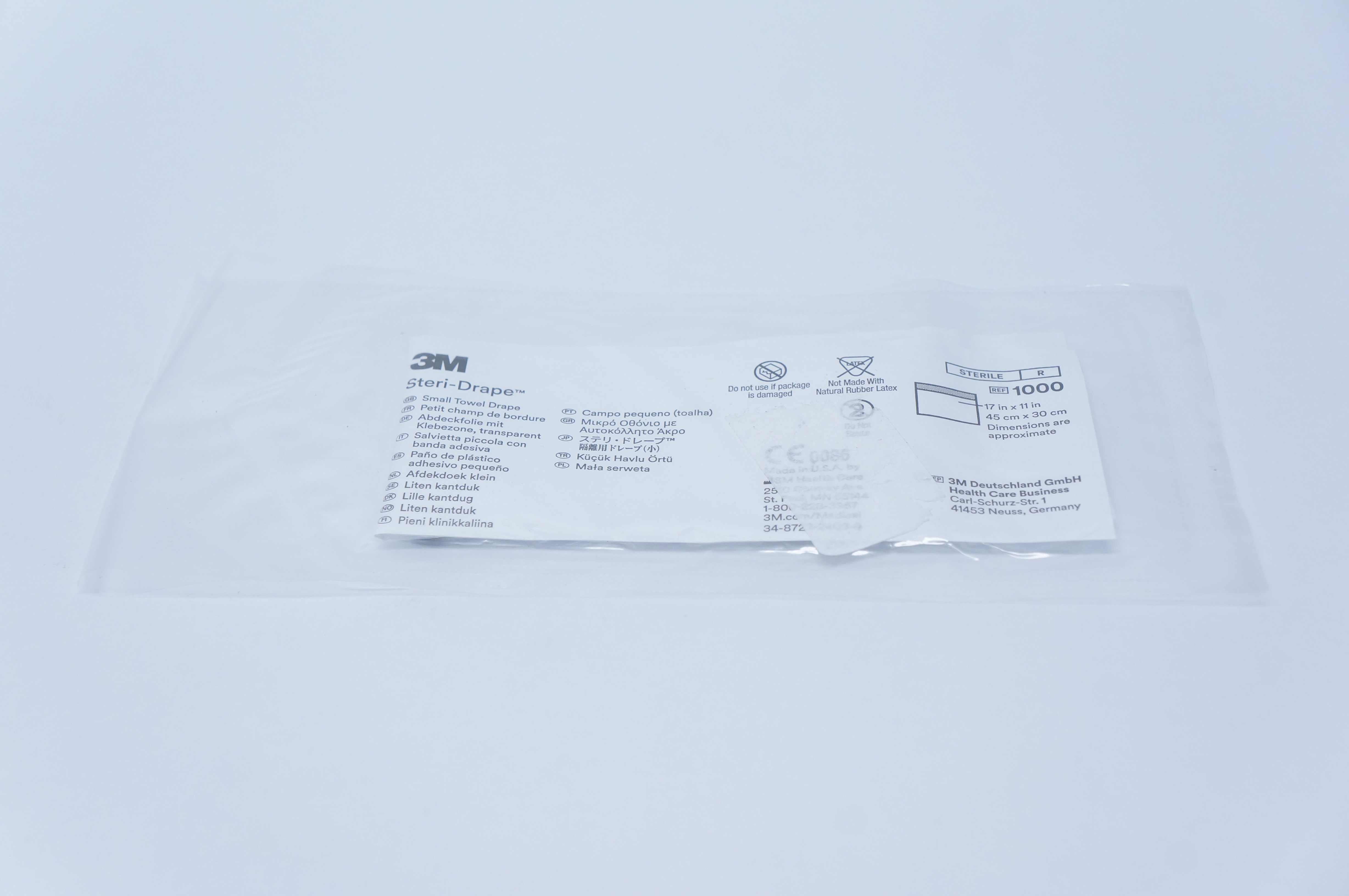 3M 1000 Steri-Drape Small Towel Drape 17inch x 11inch