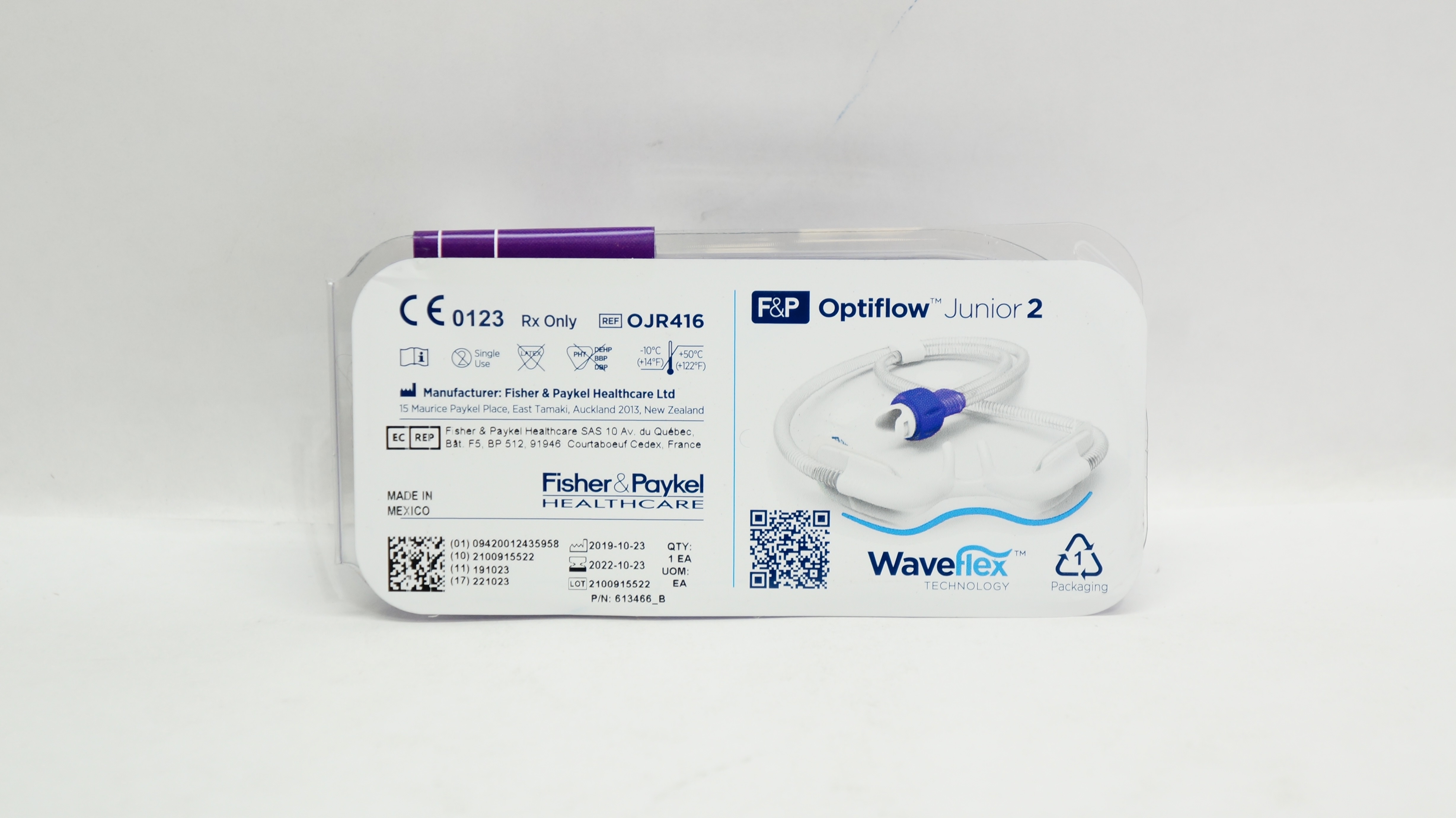 Fisher&Paykel OJR416 Optiflow Junior 2 Nasal Cannula, Large (x)
