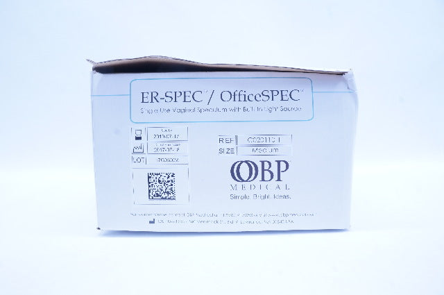 OBP Medical C020110-1 Single-Use Vaginal Speculum, Medium (x) - Box of 18