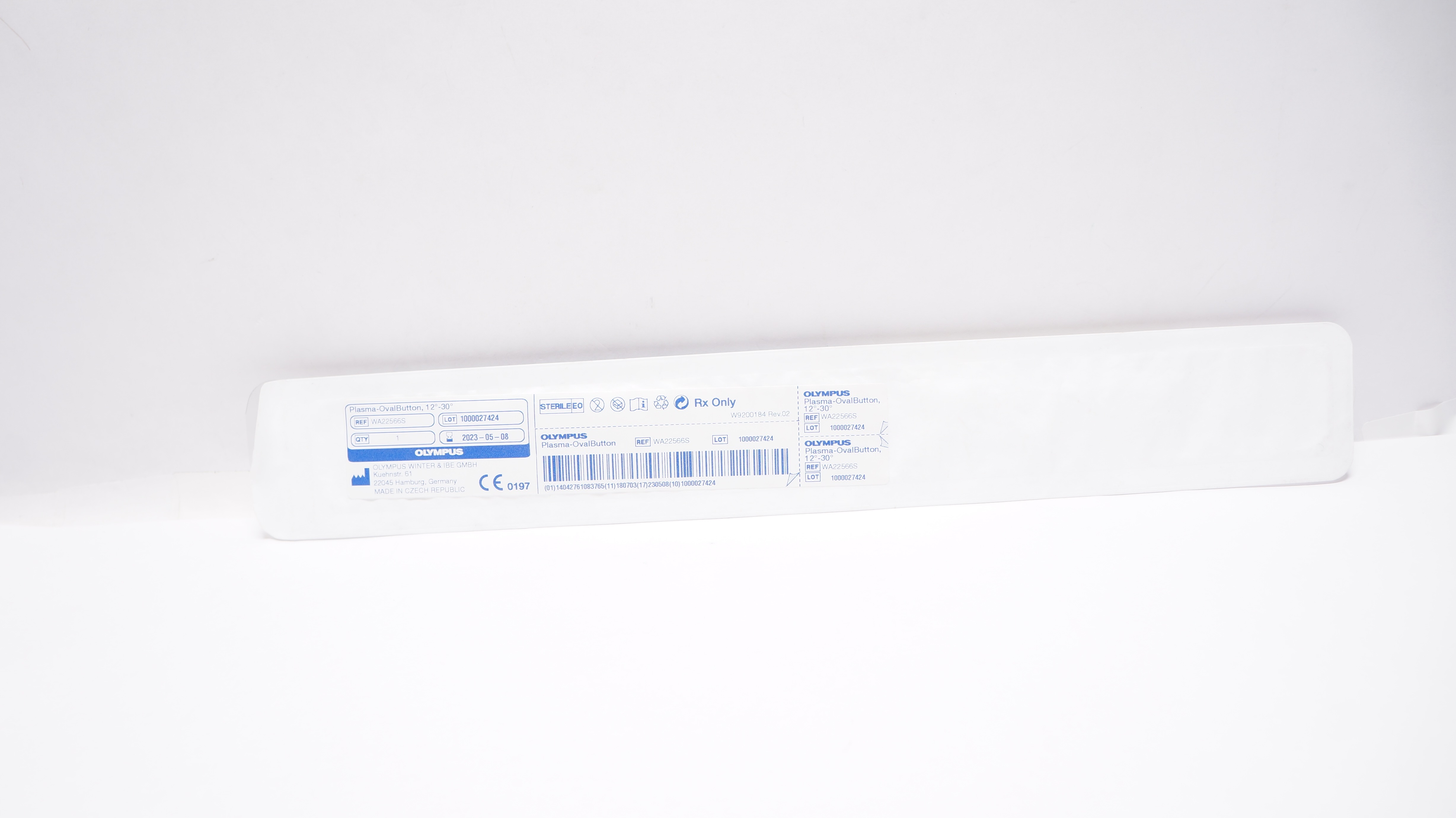 Olympus WA22566S HF-Resection Electrode 24Fr Plasma-Oval Button 12-30Degree (x)