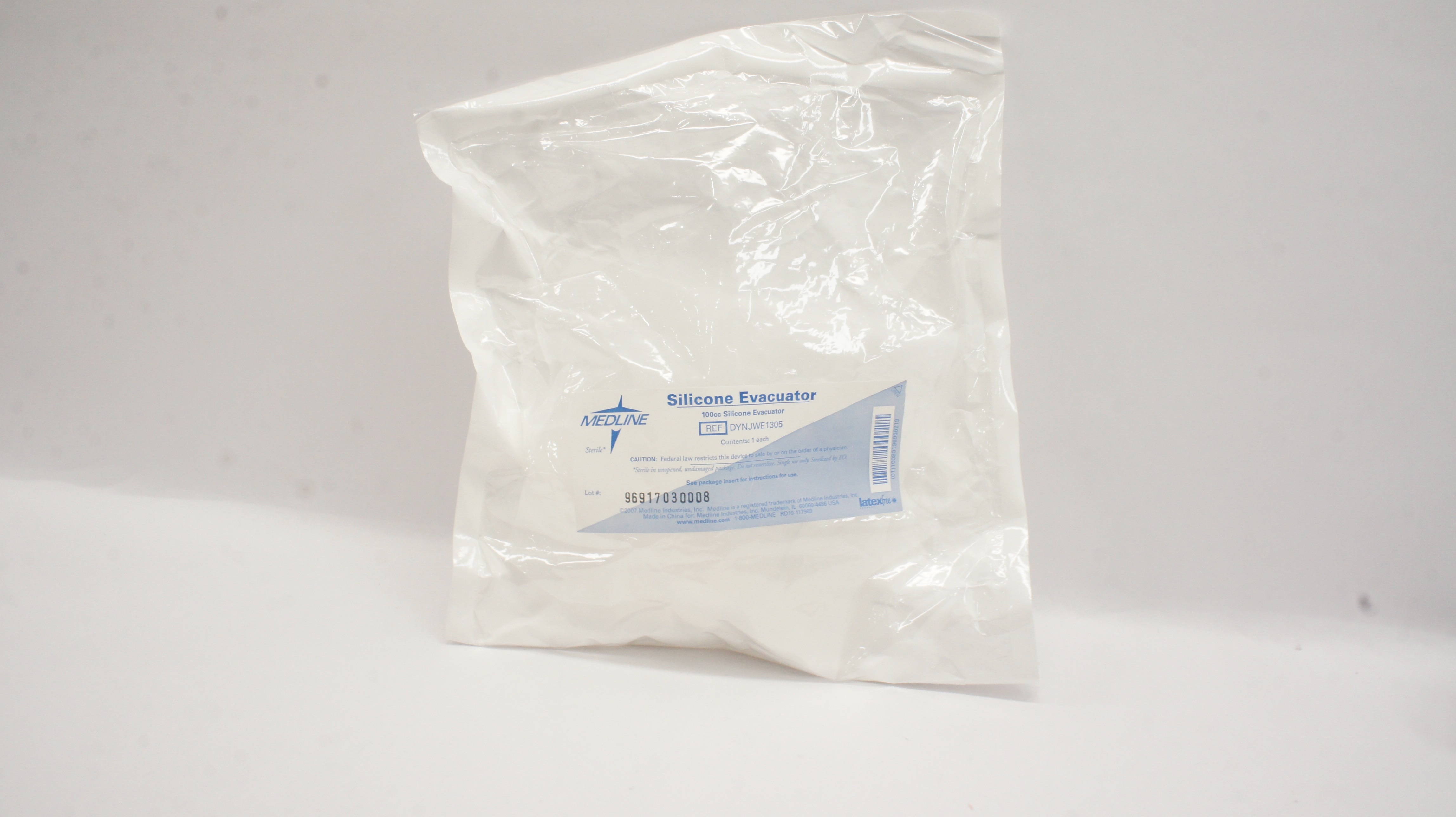 Medline DYNJWE1305 100cc/ml Silicone Evacuator