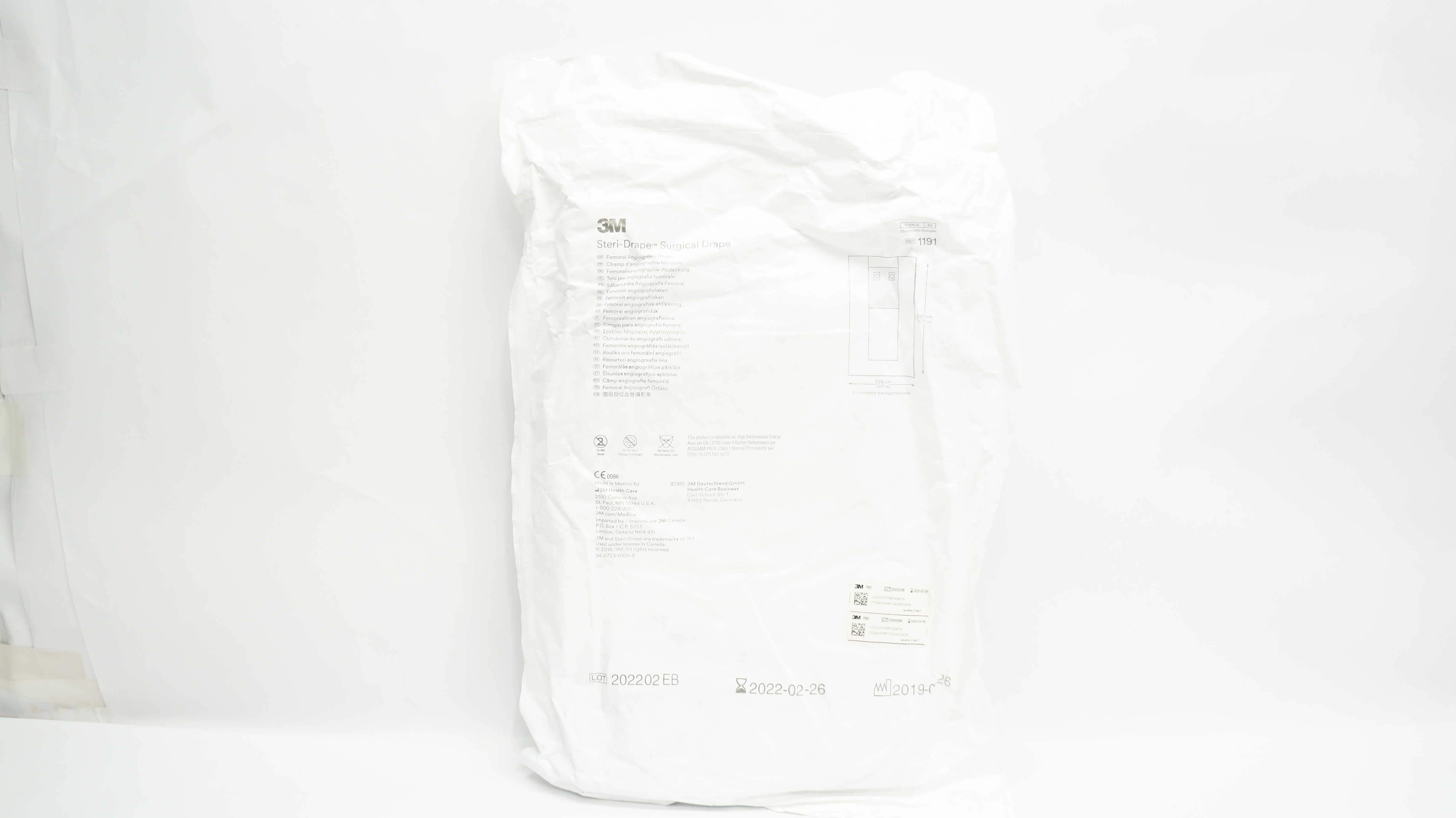 3M 1191 Steri-Drape Surgical Drape 130 x 90inch (x)