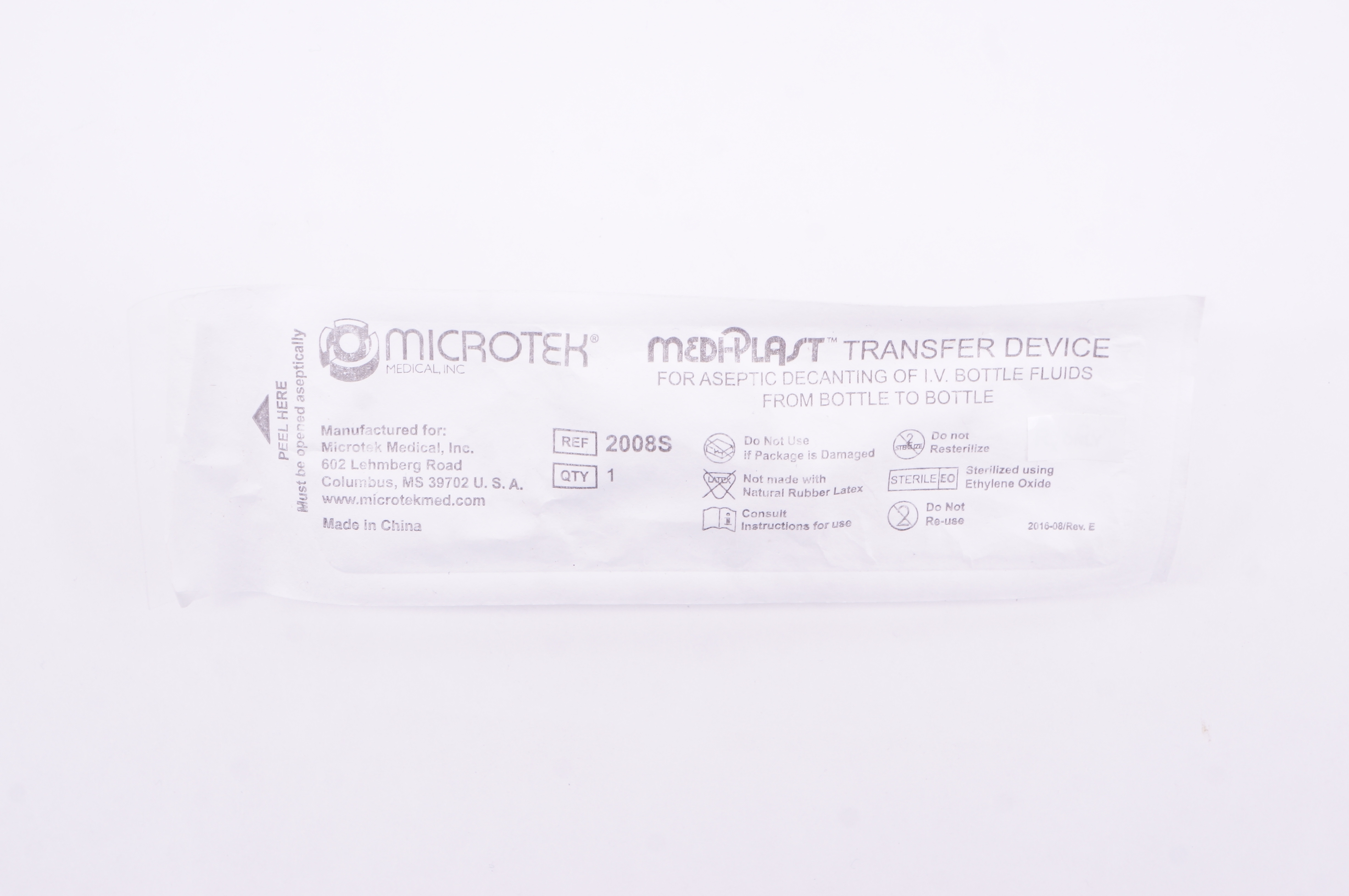Microtek 2008S Medi-Plast Transfer Device