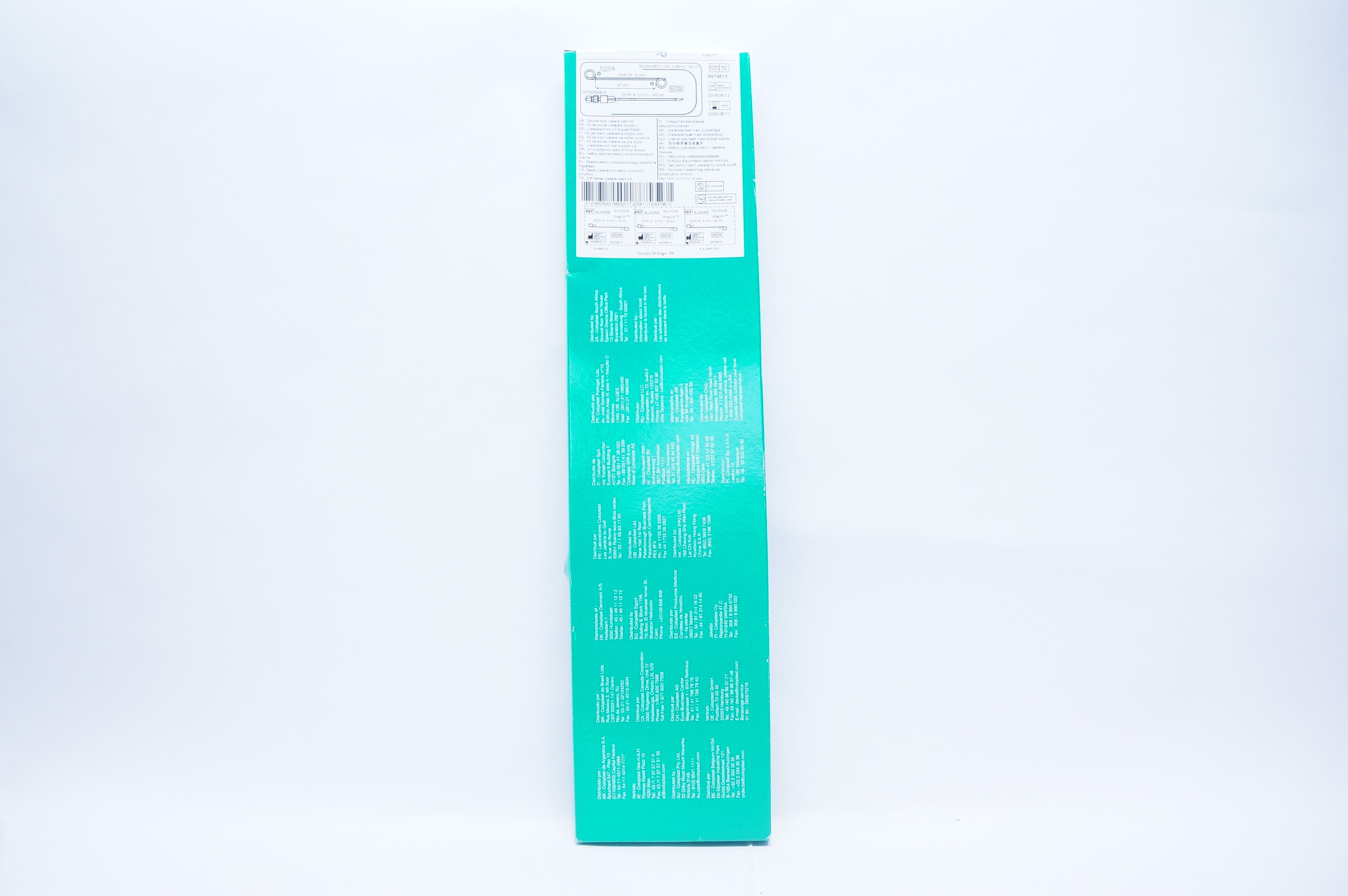 Coloplast AJ4266 Silicone ImaJin Double Loop Stent Kit Ch/Fr 6/2mm x 30cm (x)