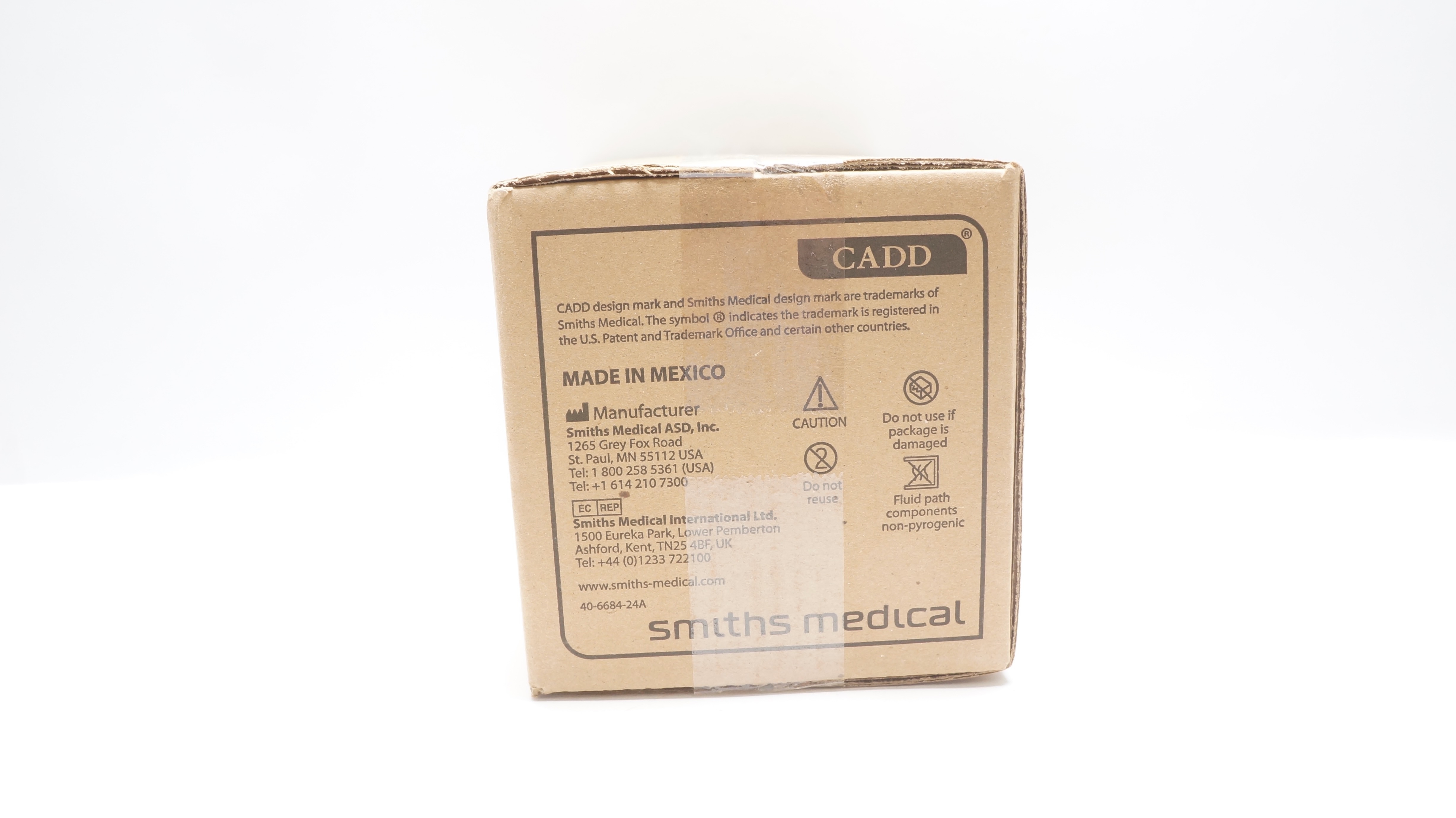 Smiths Medical 21-7394-24 CADD Administration Set 108inch x 3.3mL (x)-Case of 12