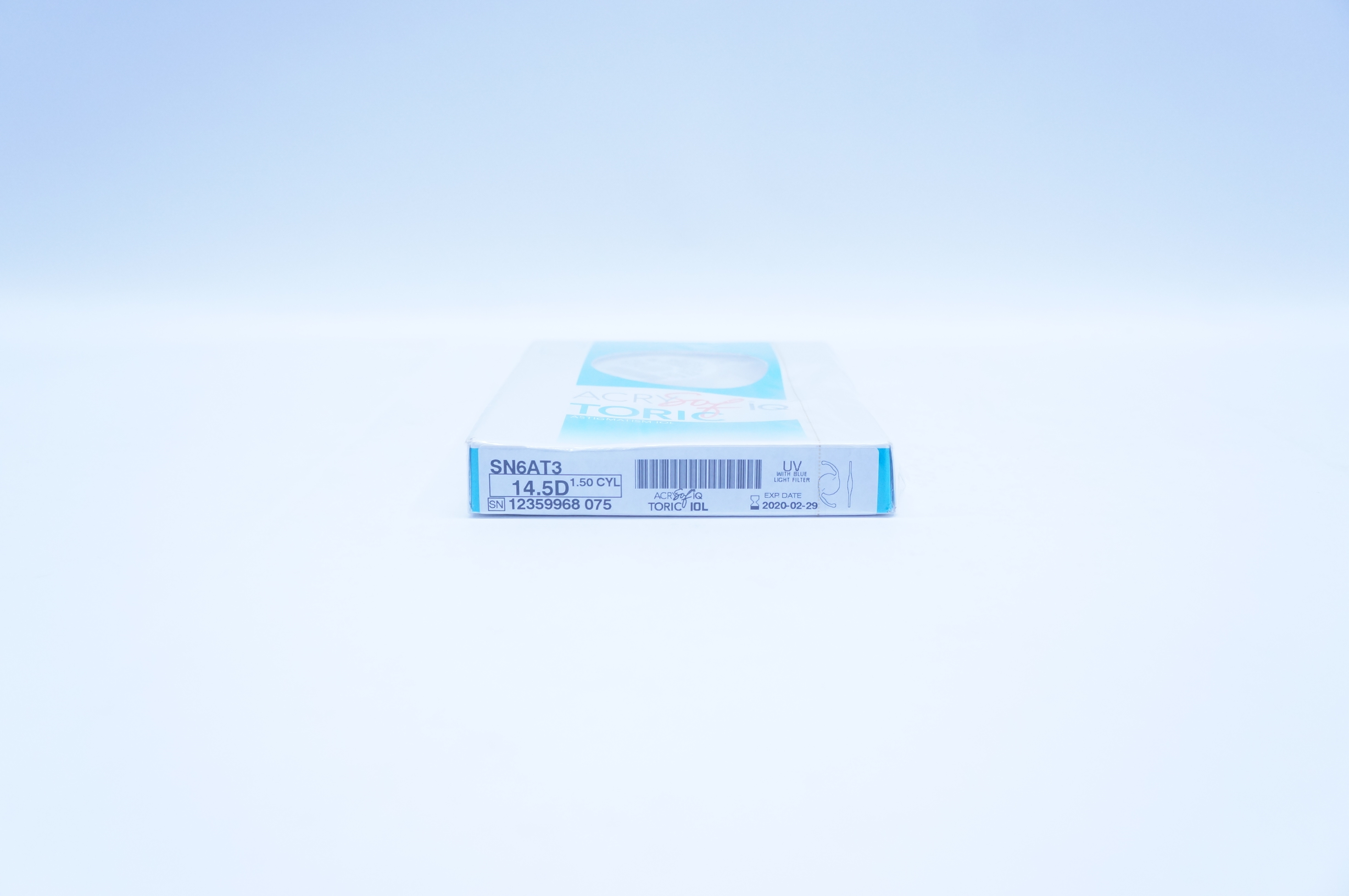 Alcon SN6AT3 ACRYSof IQ Toric Astigmatism IOL 14.5 D 1.50 Cylinder (x)