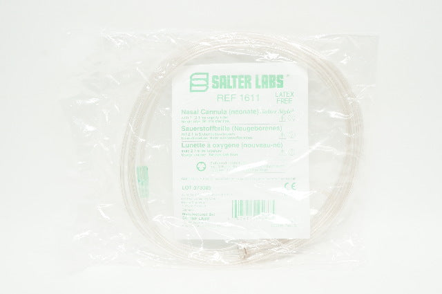 Salter Labs 1611 Nasal Cannula, Neonate, Salter Style with 7Ft Supply Tube