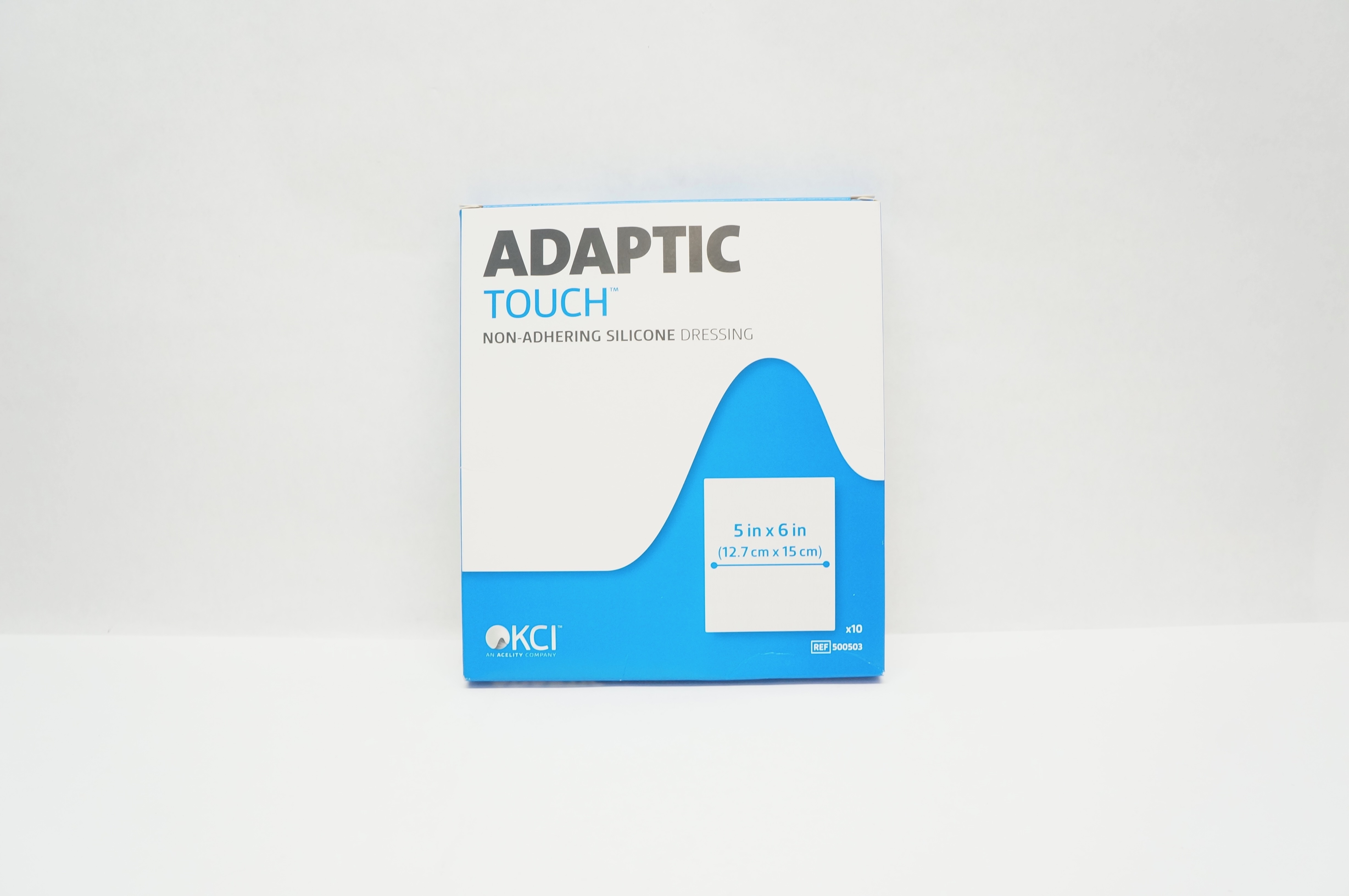 KCI 500503 ADAPTIC TOUCH Non-Adhering Silicone Dressing 5 x 6inch - Box of 10