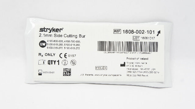 Stryker 1608-002-101 2.1mm Side Cutting Bur