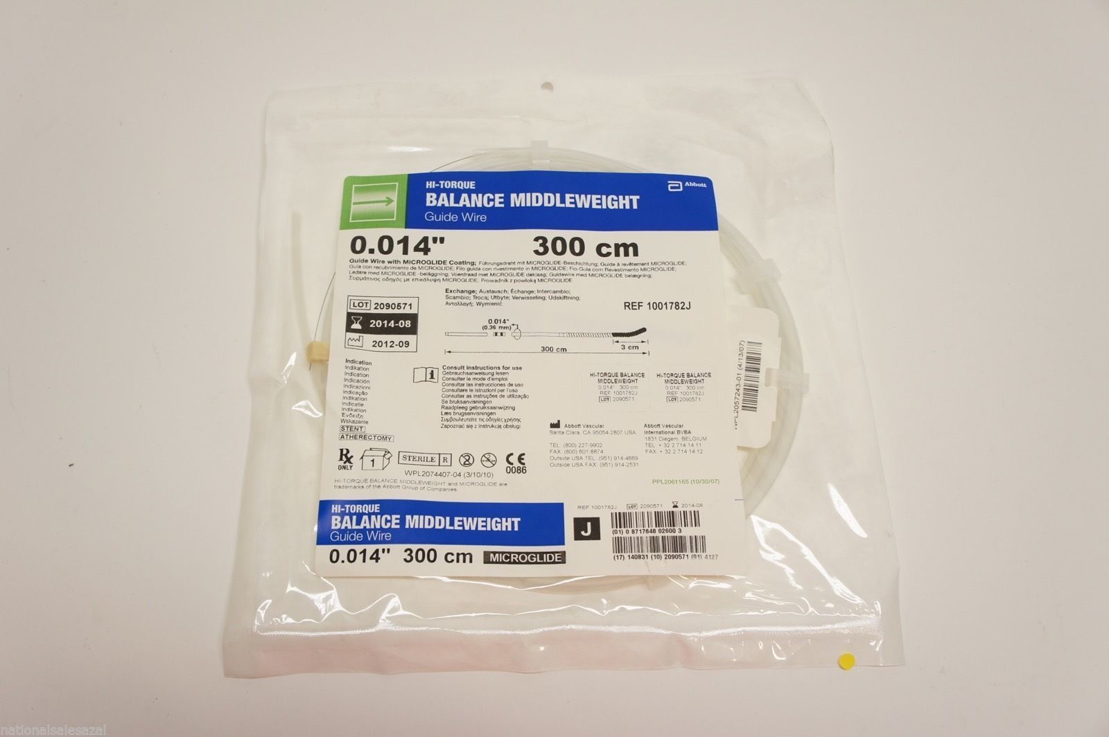 1001782J ~ Abbott Hi-Torque Balance Middleweight 0.014in. x 300cm (x)