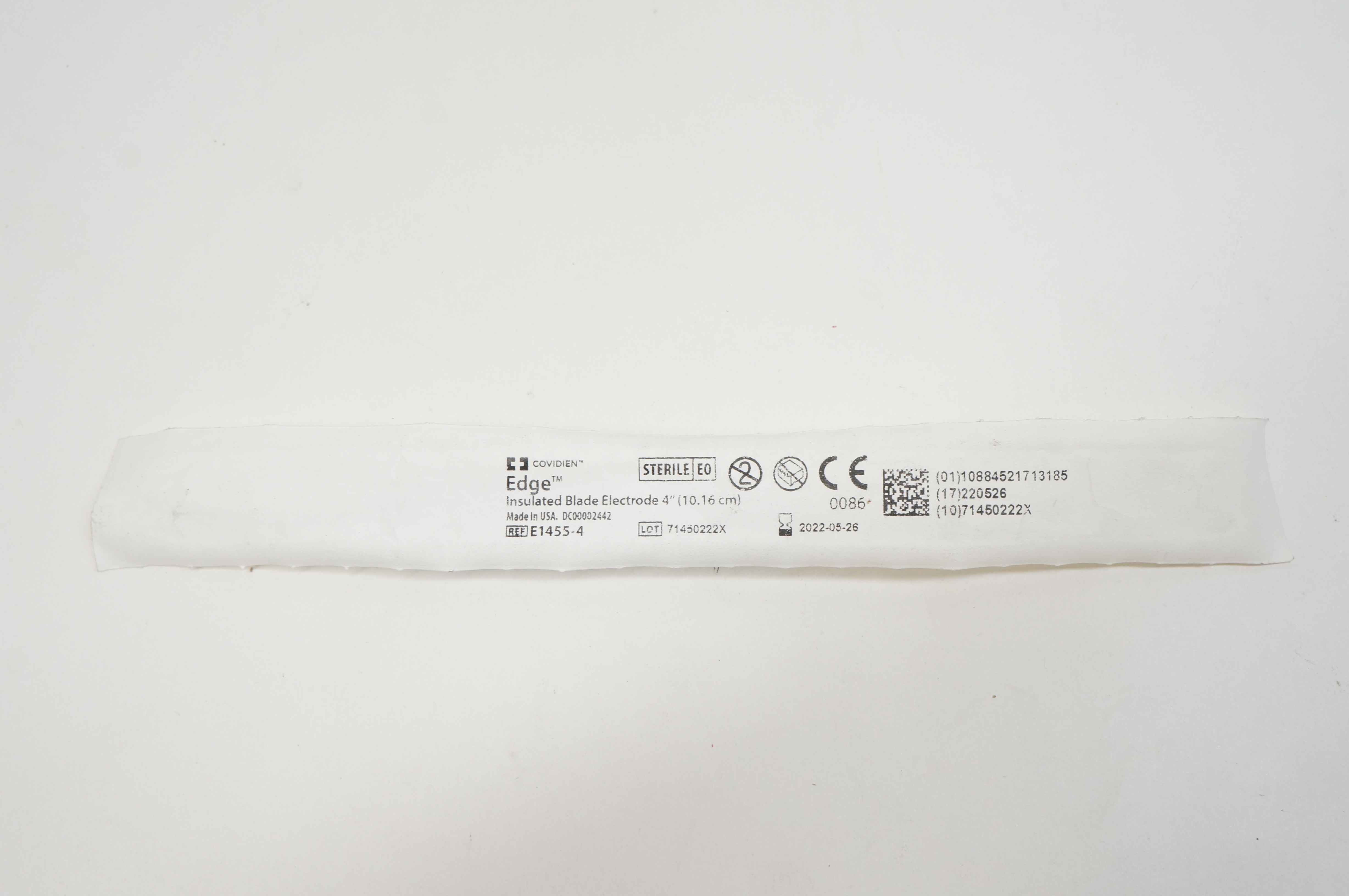 Covidien E1455-4 Edge Insulated Blade Electrode 4inch