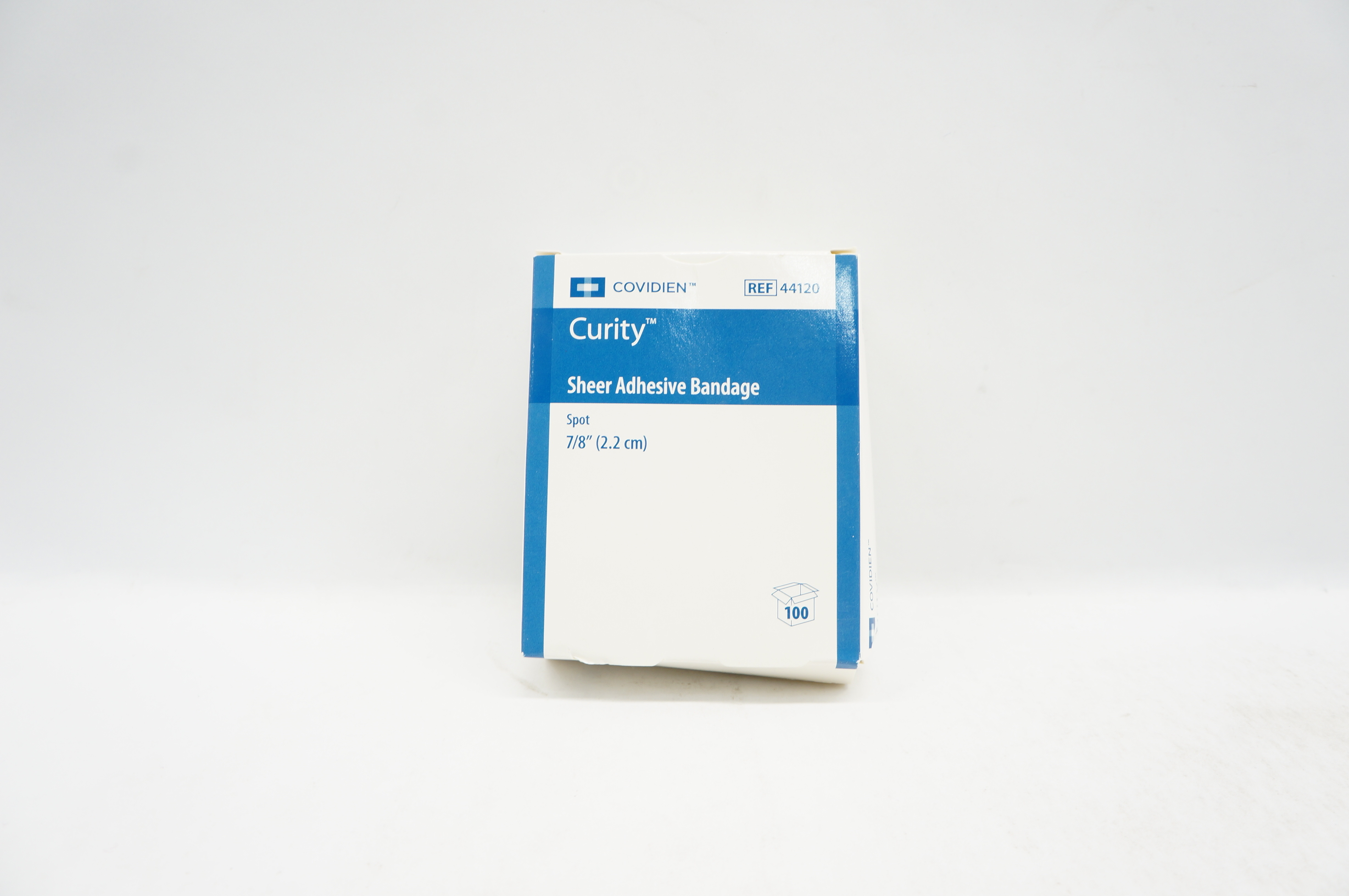Covidien 44120 Curity Sheer Adhesive Bandage Spot 7/8inch - Box of 100