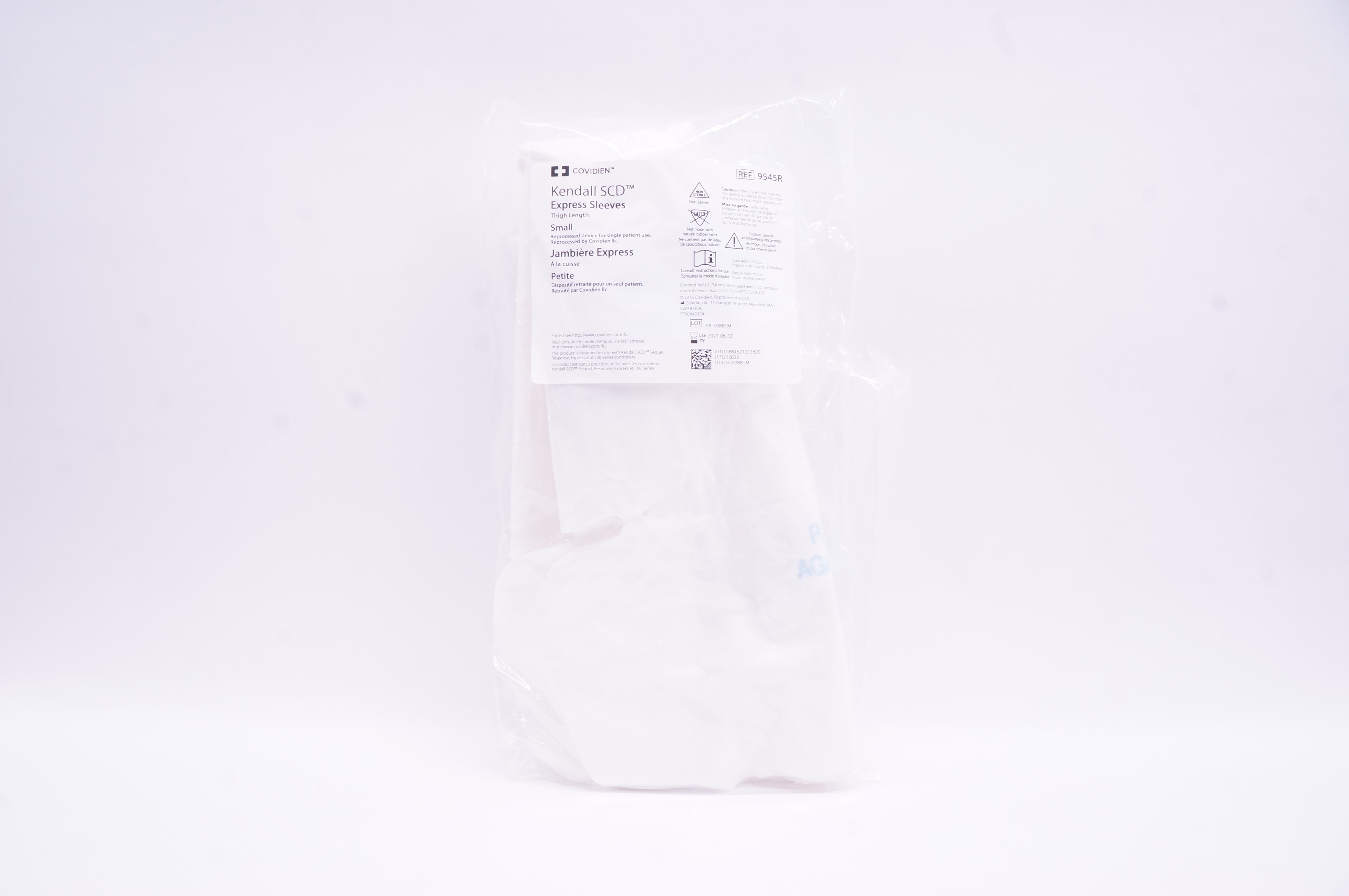 Covidien 9545R Kendall SCD Express Sleeves, Thigh Length, Small (x)