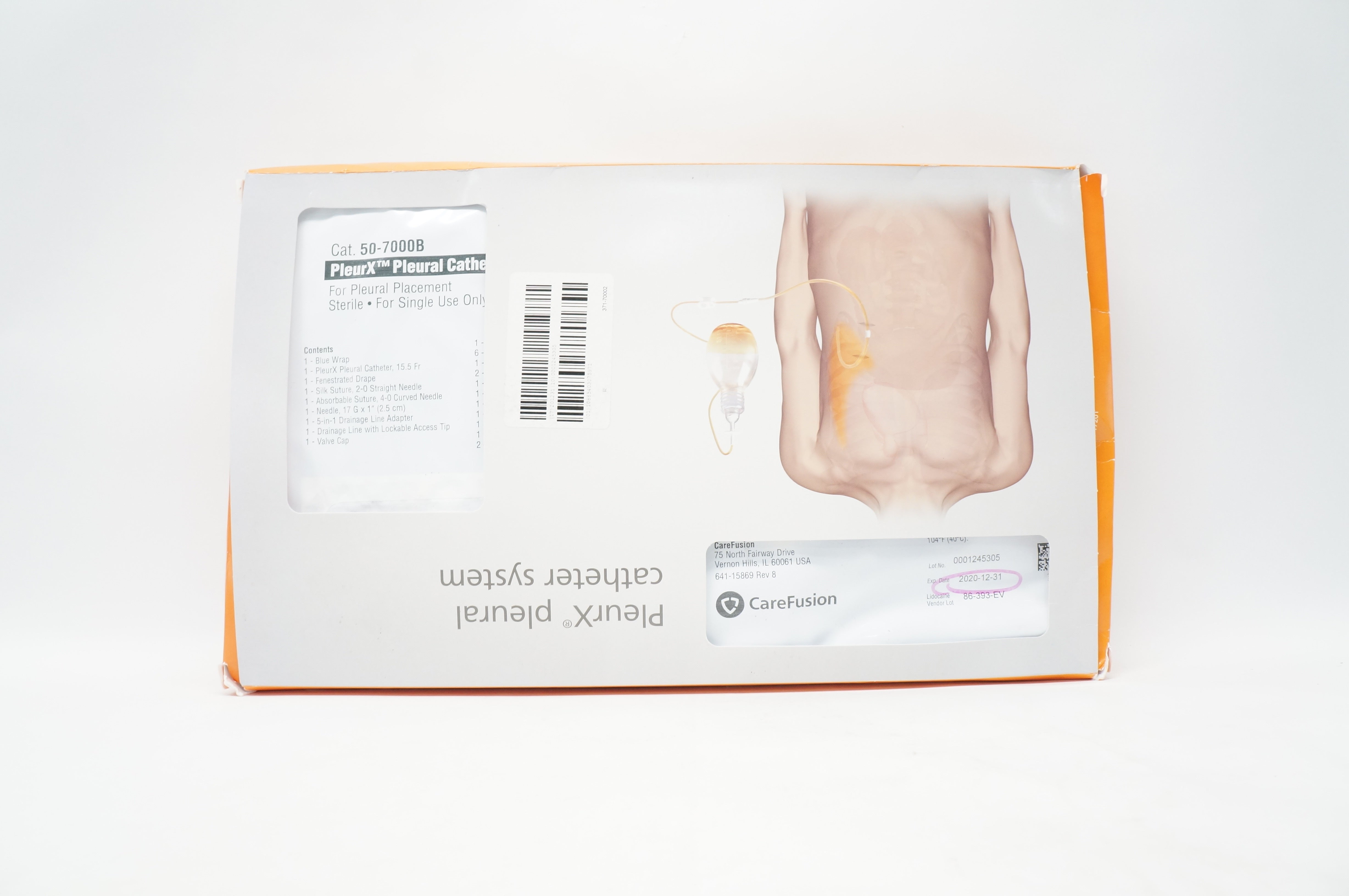 CareFusion 50-7000B PleurX Pleural Cath. Kit (x)