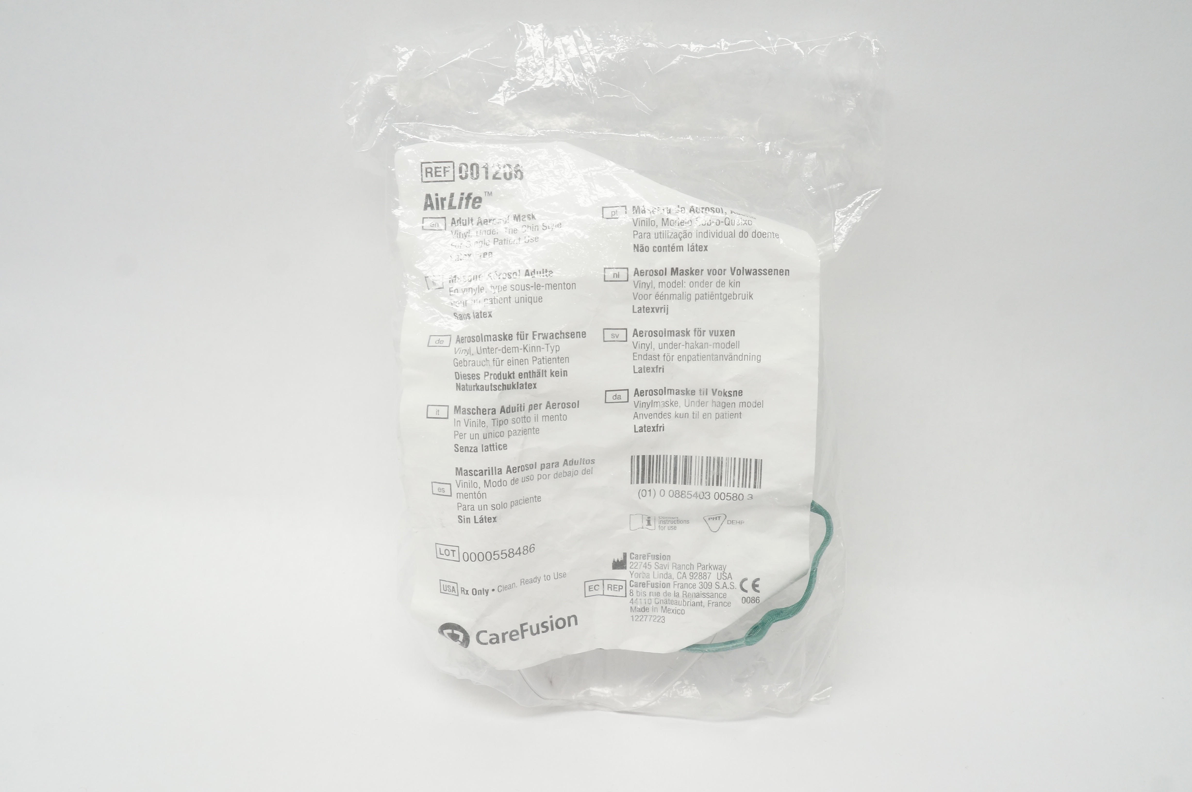 CareFusion 001206 AirLife Adult Aerosol Mask