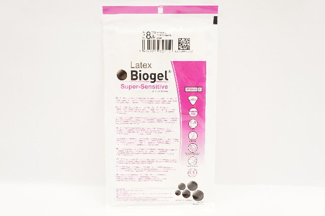 Molnlycke Healthcare 82580 Biogel Super-Sensitive Surgical Gloves, Size 8