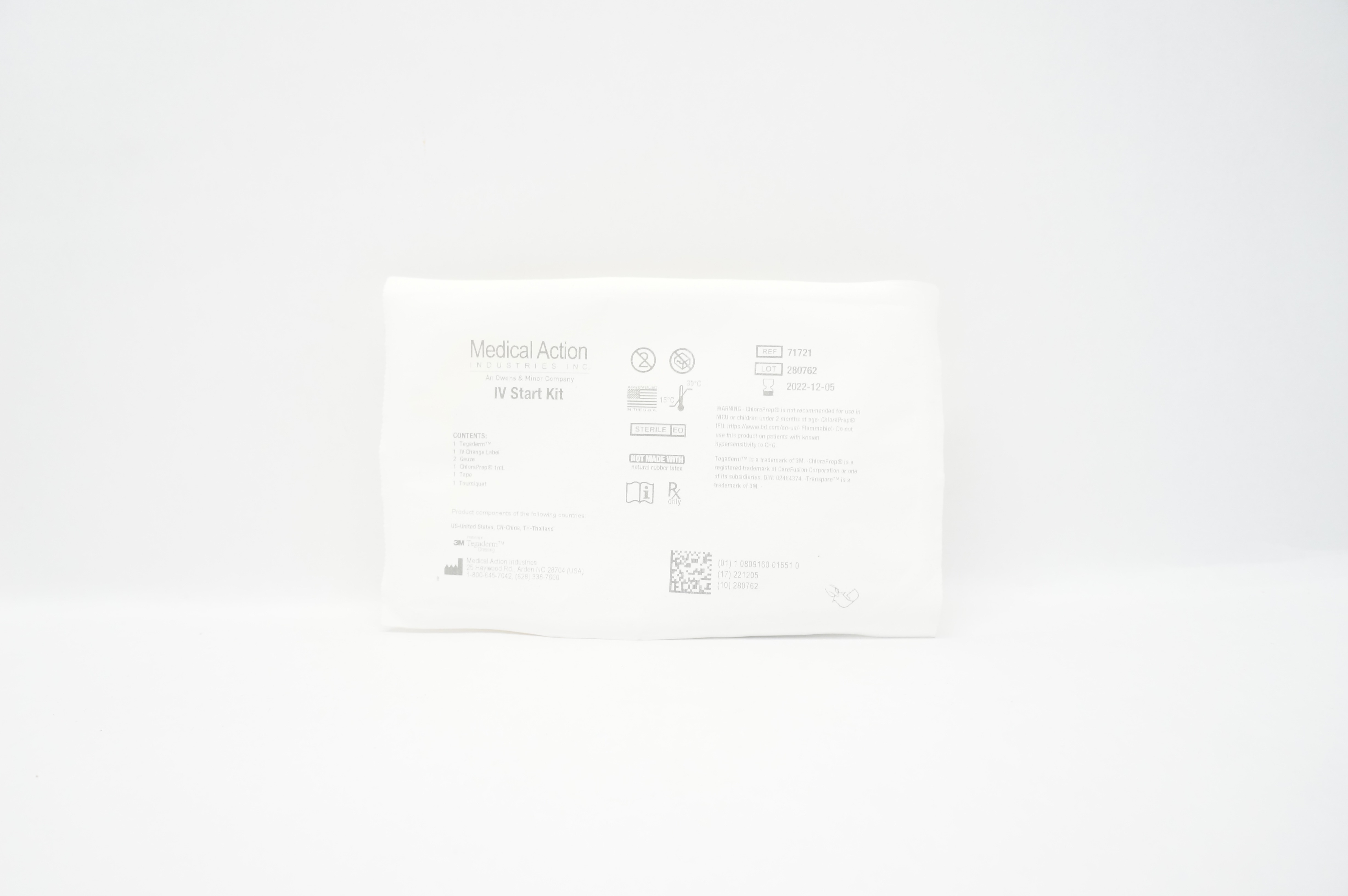 Medical Action Industries 71721 Featuring 3M Tegaderm Dressing IV Start Kit