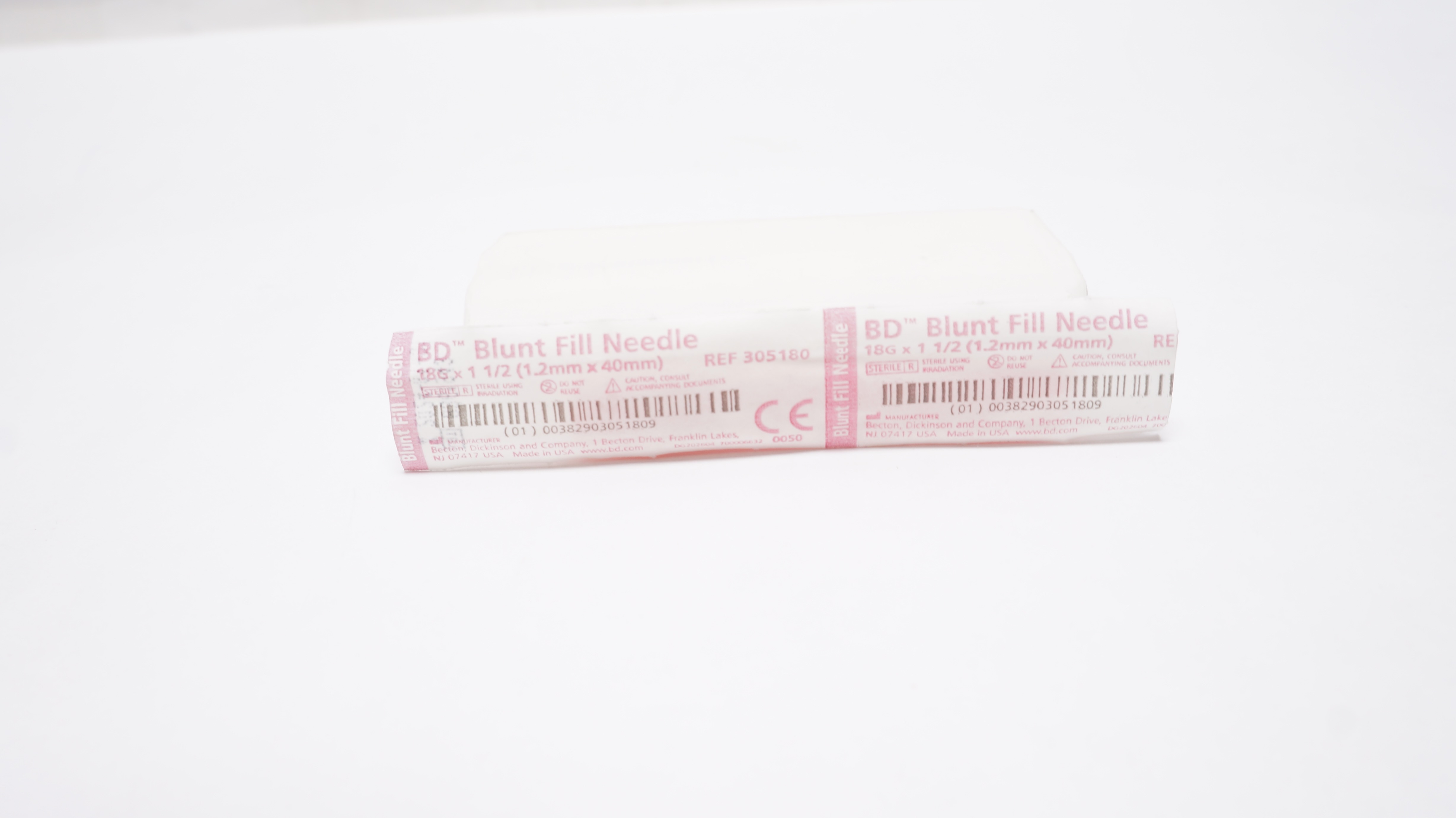 BD 305180 Becton Blunt Fill Ndle. 18G x 1-1/2inch