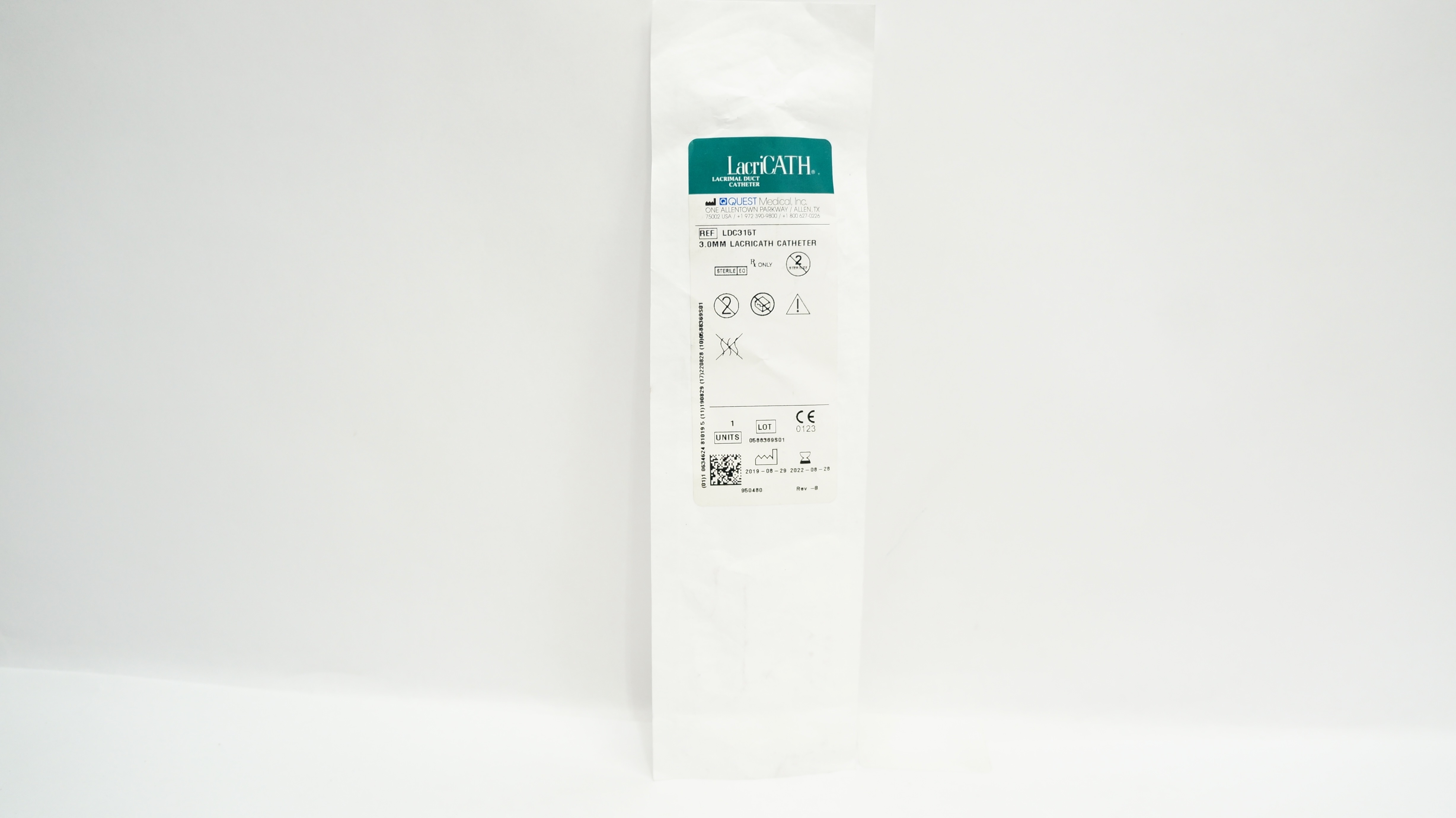 Quest Medical LDC315T LacriCath Lacrimal 3.0mm (x)