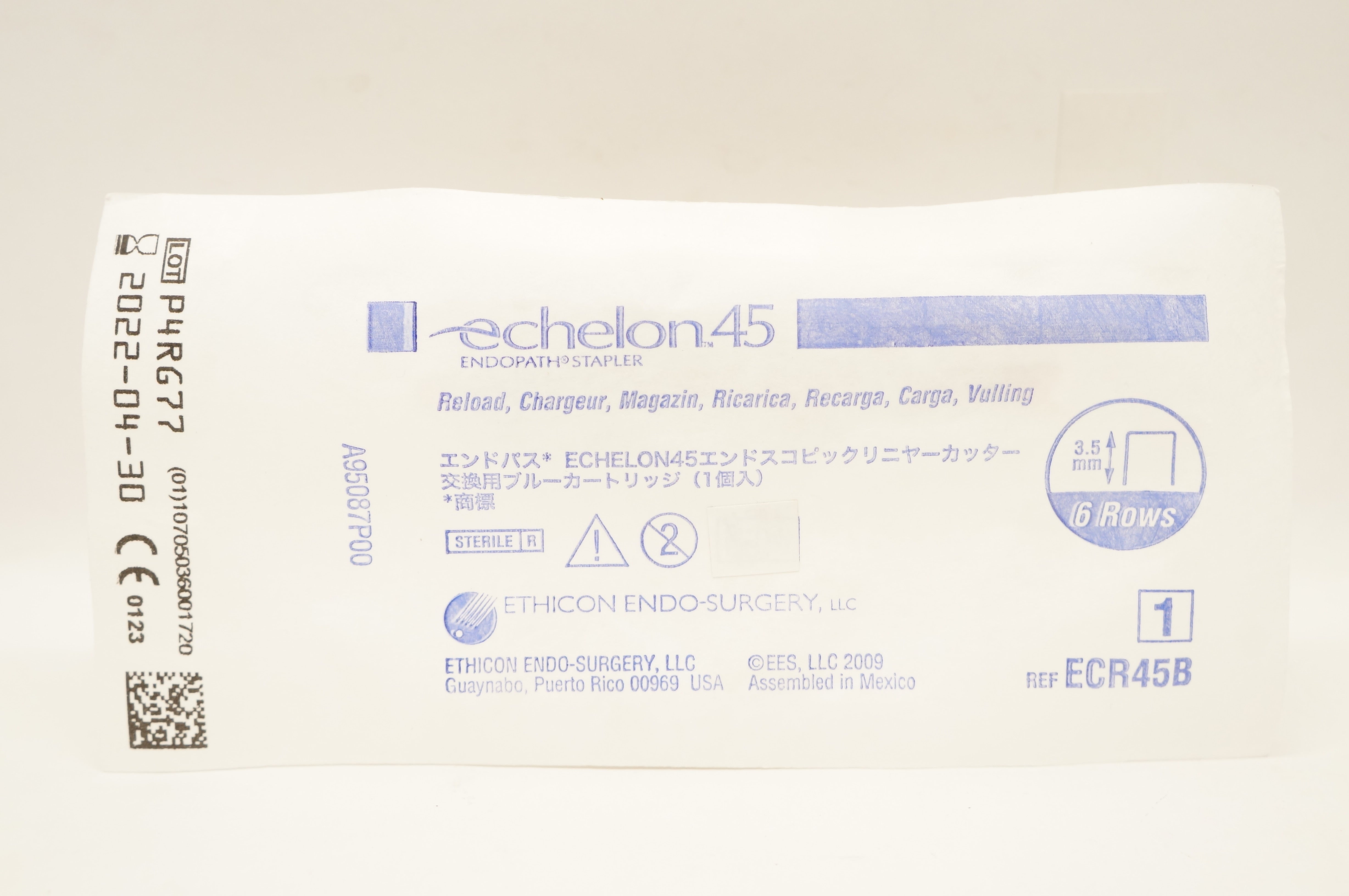 Ethicon ECR45B Echelon 45 Endopath Stapler Reload 3.5mm, 6 Rows