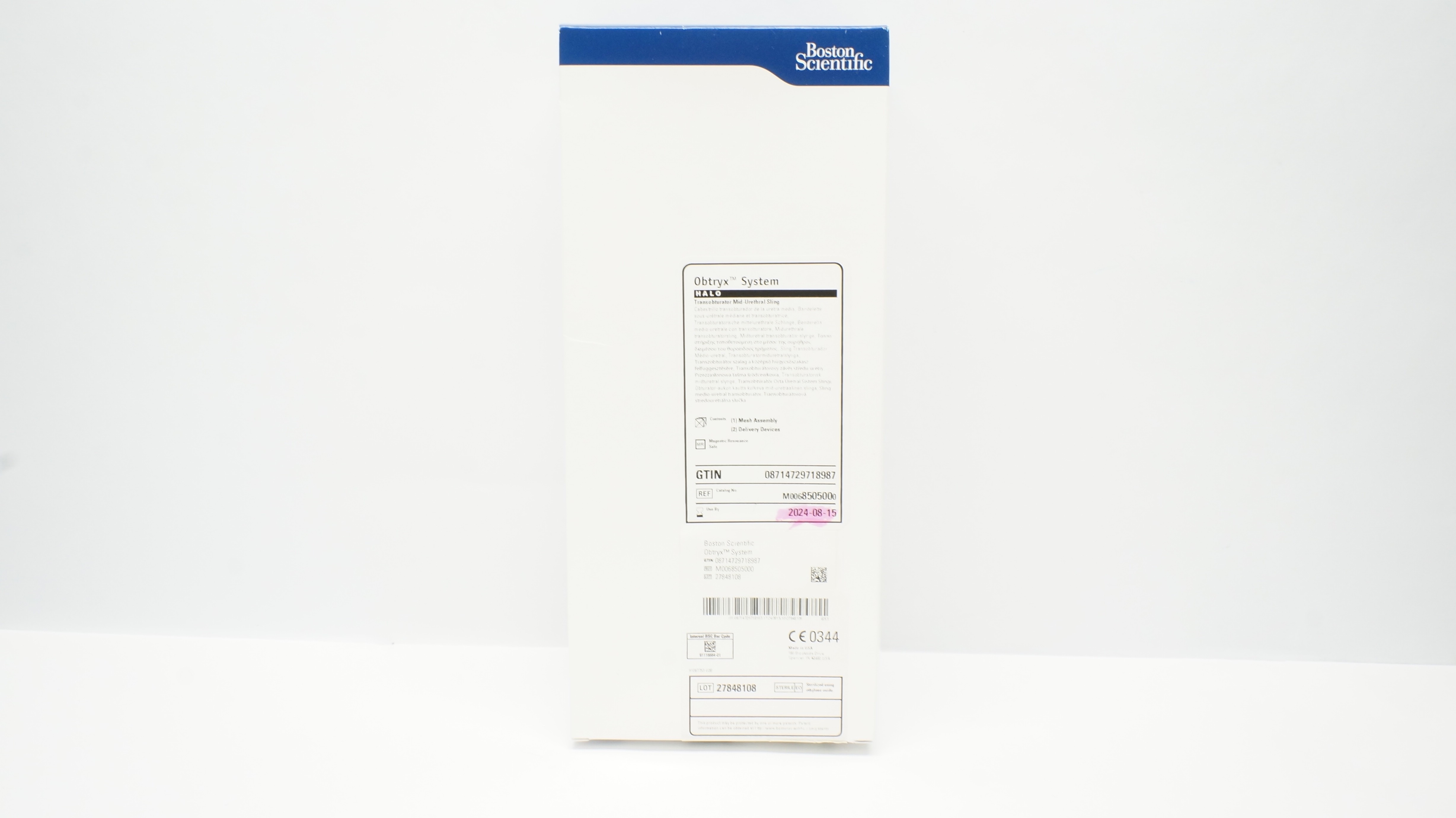 Boston Scientific 850500 Obtryx System, Transobturatur Mid-Urethral Sling (x)