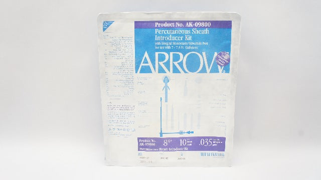 Arrow AK-09800 Percutaneous Sheath Introducer Kit 8.5Fr. x 10cm x .035inch(x)