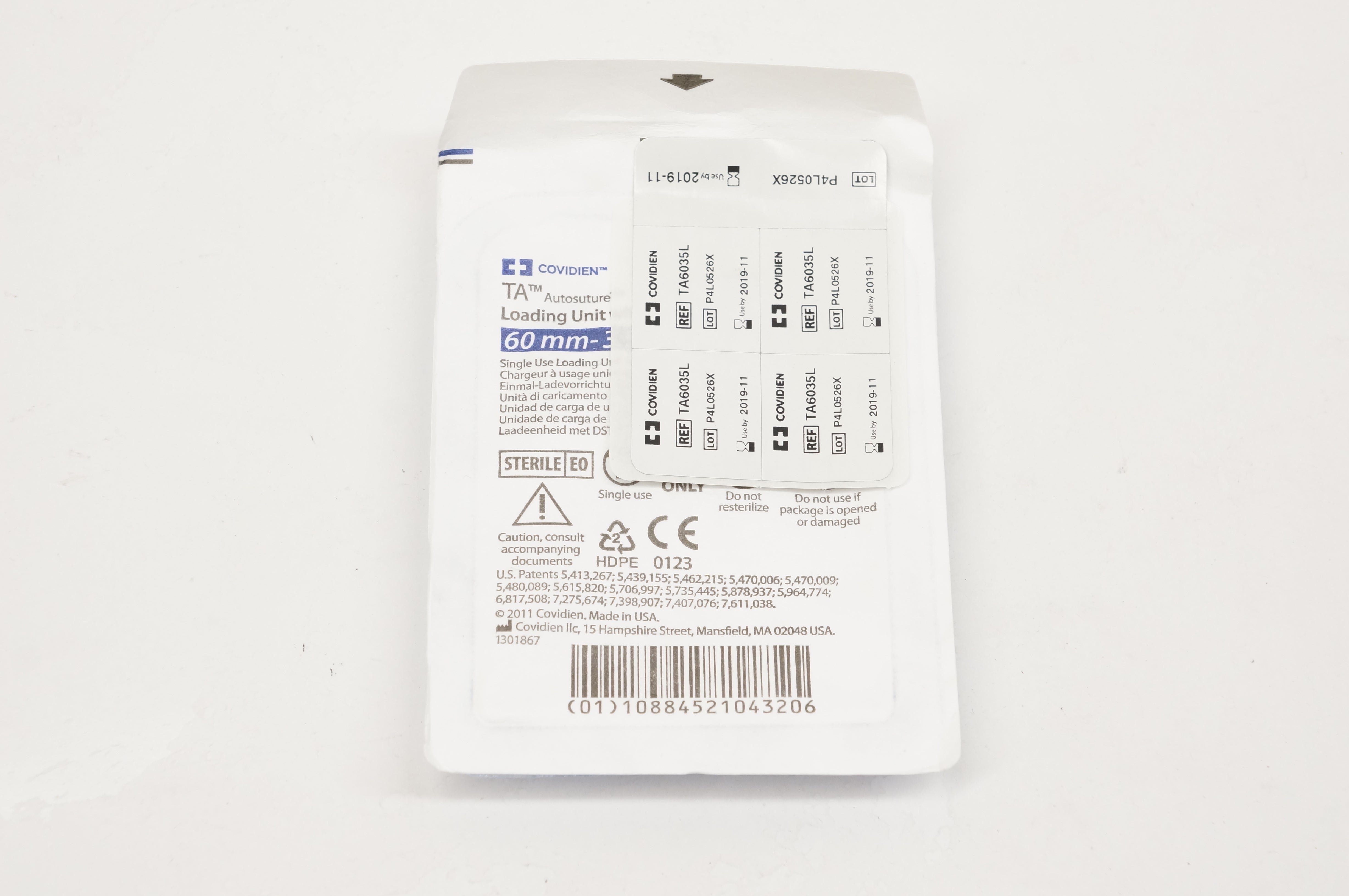 Covidien TA6035L TA Loading Unit With DST Series 60mm - 3.5mm (x)