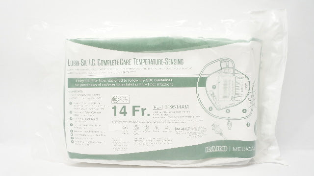 Bard 319514AM Lubri-Sil I.C. Complete Care Temperature-Sensing 14Fr