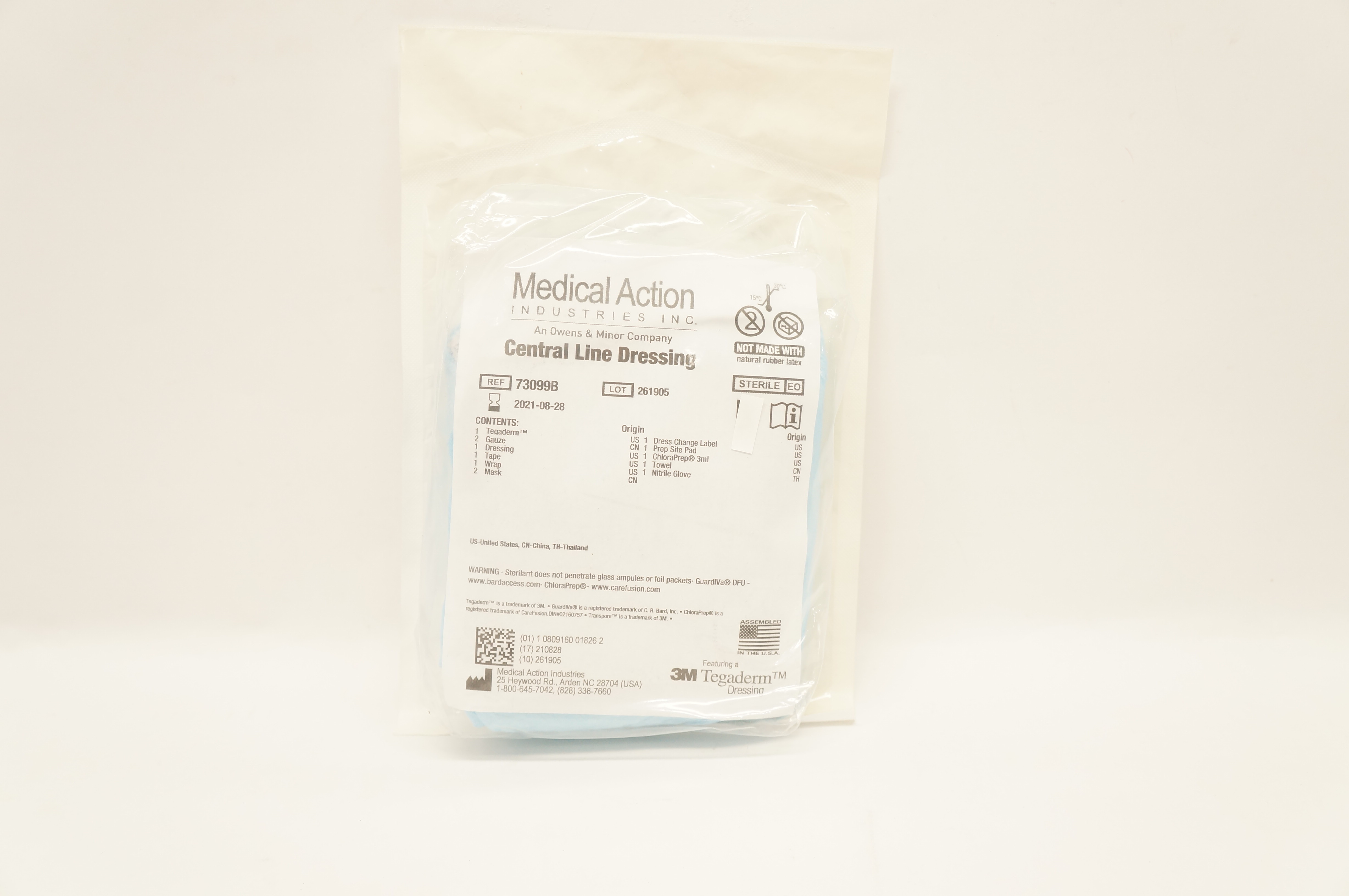 Medical Action 73099B 3M Tegaderm Central Line Dressing (x)