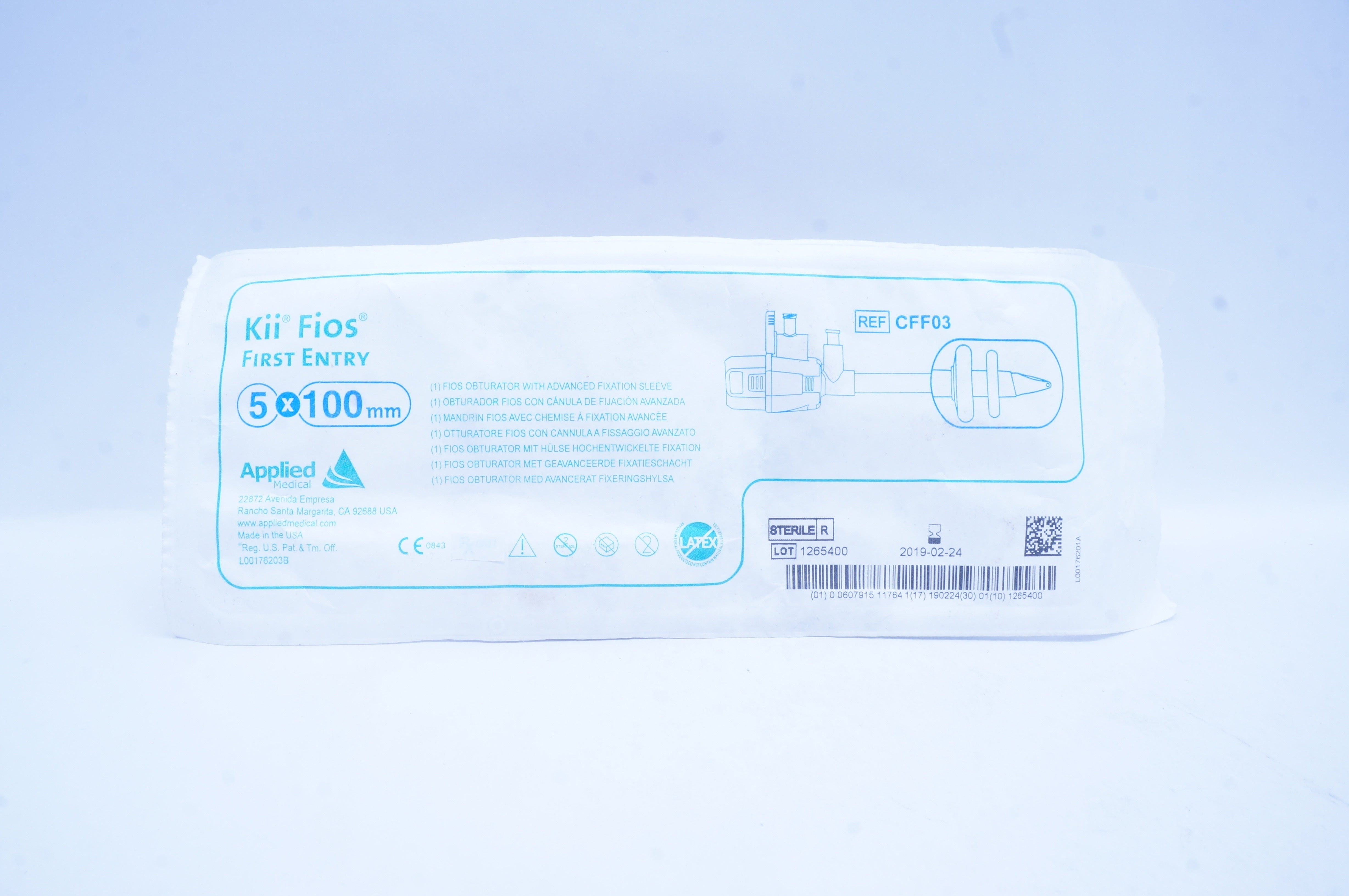 Applied Medical CFF03 Kii Fios First Entry 5 x 100mm (x)