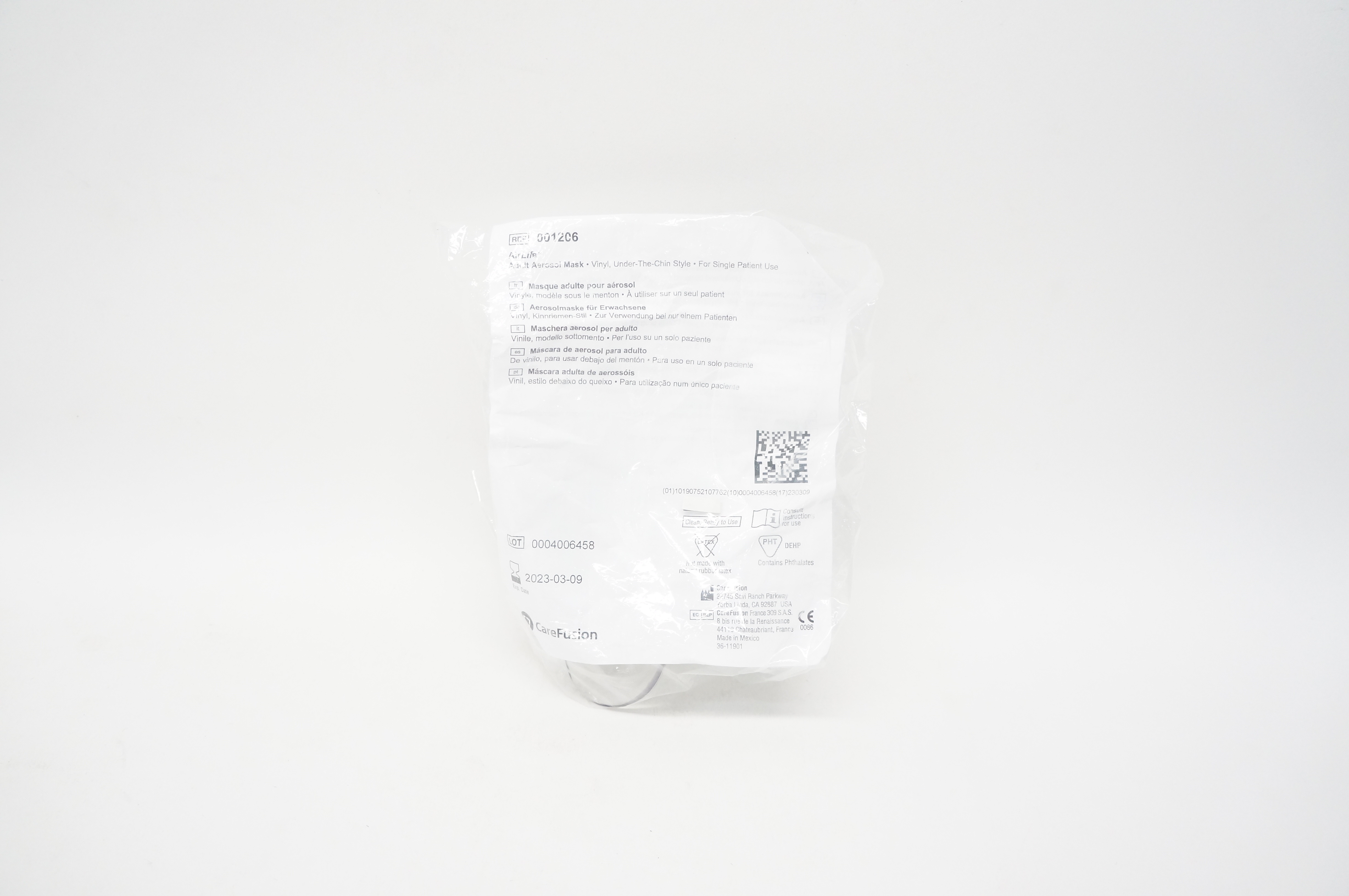 CareFusion 001206 AirLife Adult Aerosol Mask