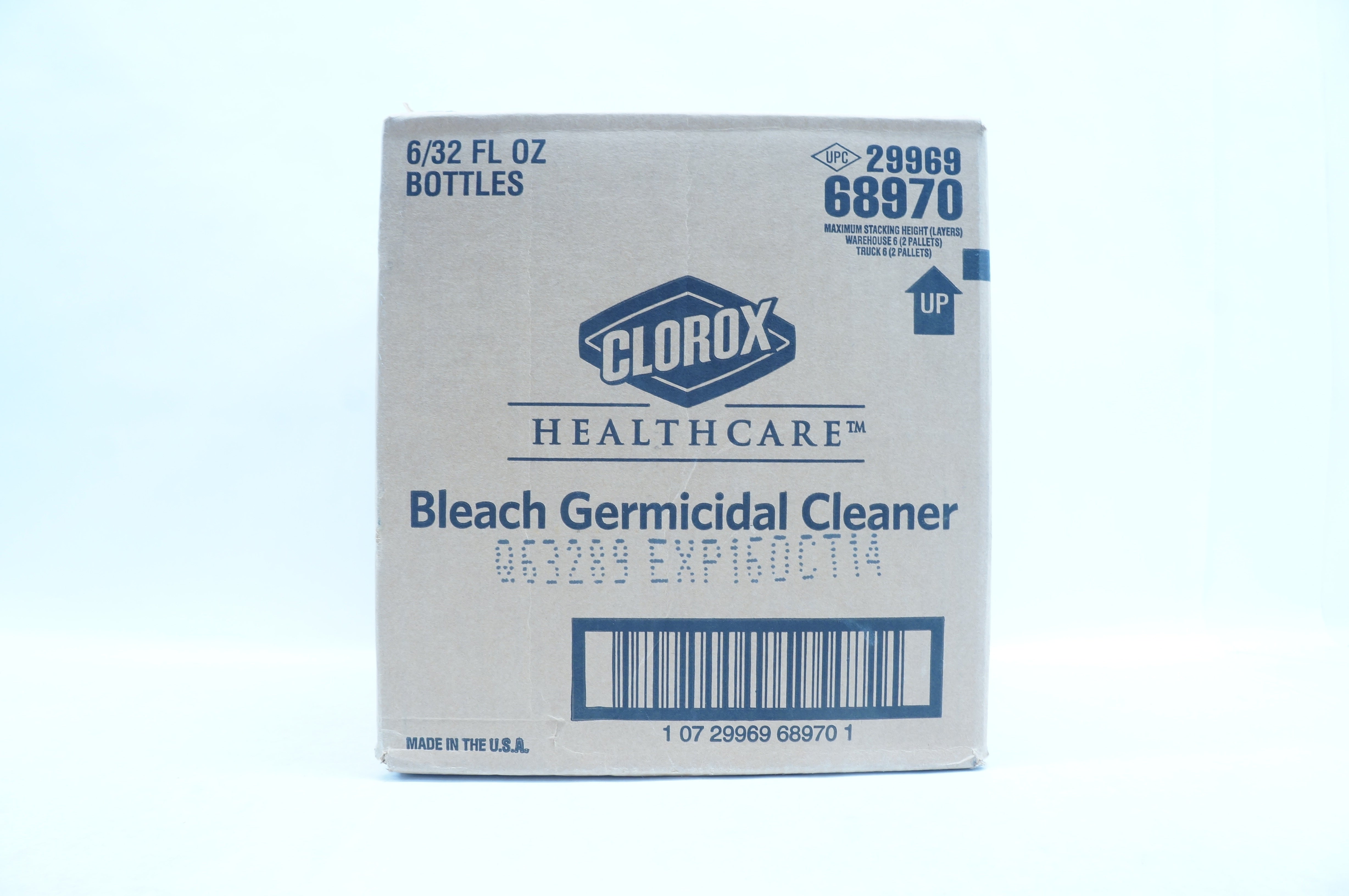 Clorox HealthCare 68970 Bleach Germicidal Cleaner 6/32 Fl oz (x)