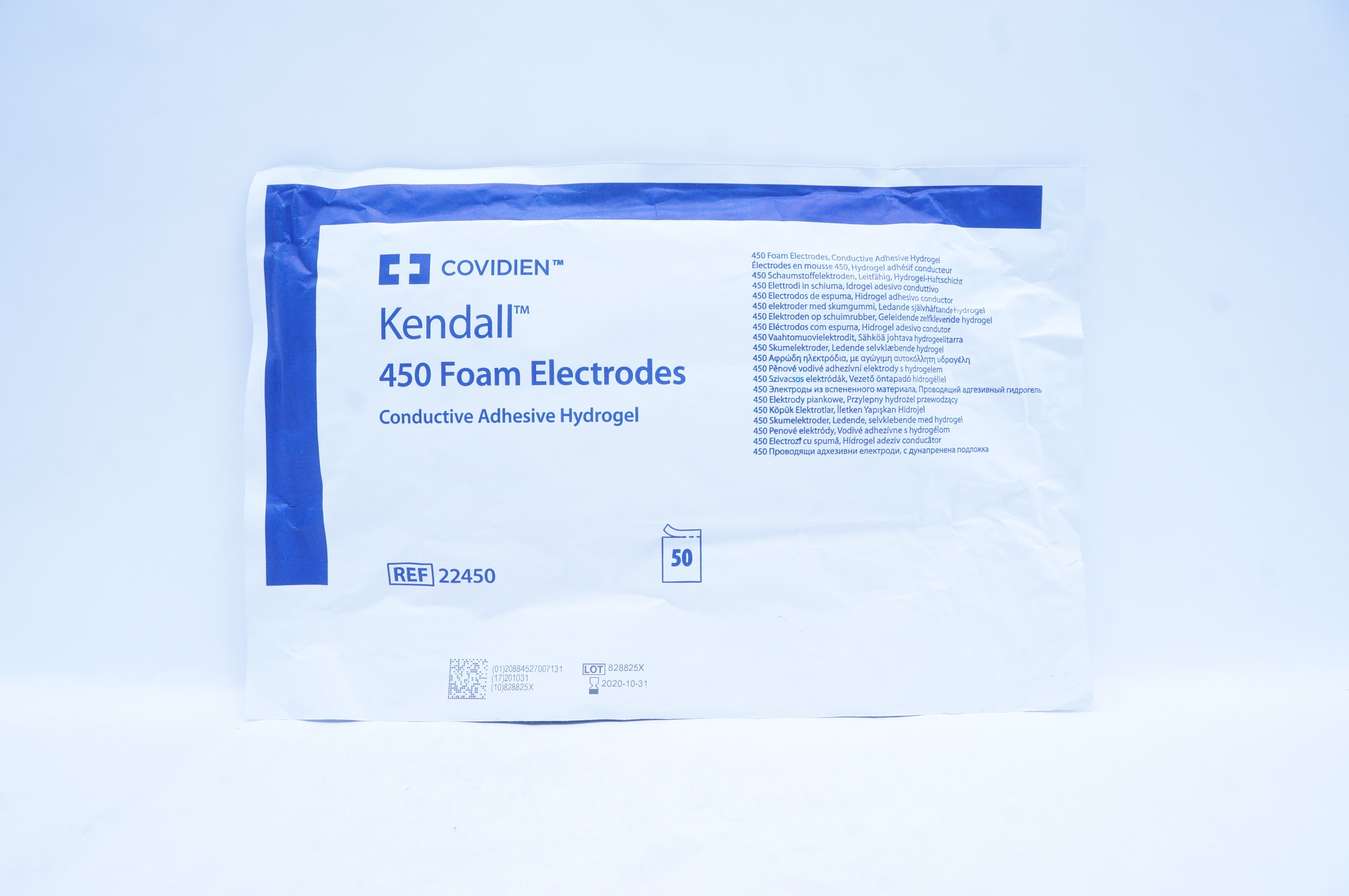 Covidien 22450 Kendall 450 Foam Electrodes (x) - Pack of 50