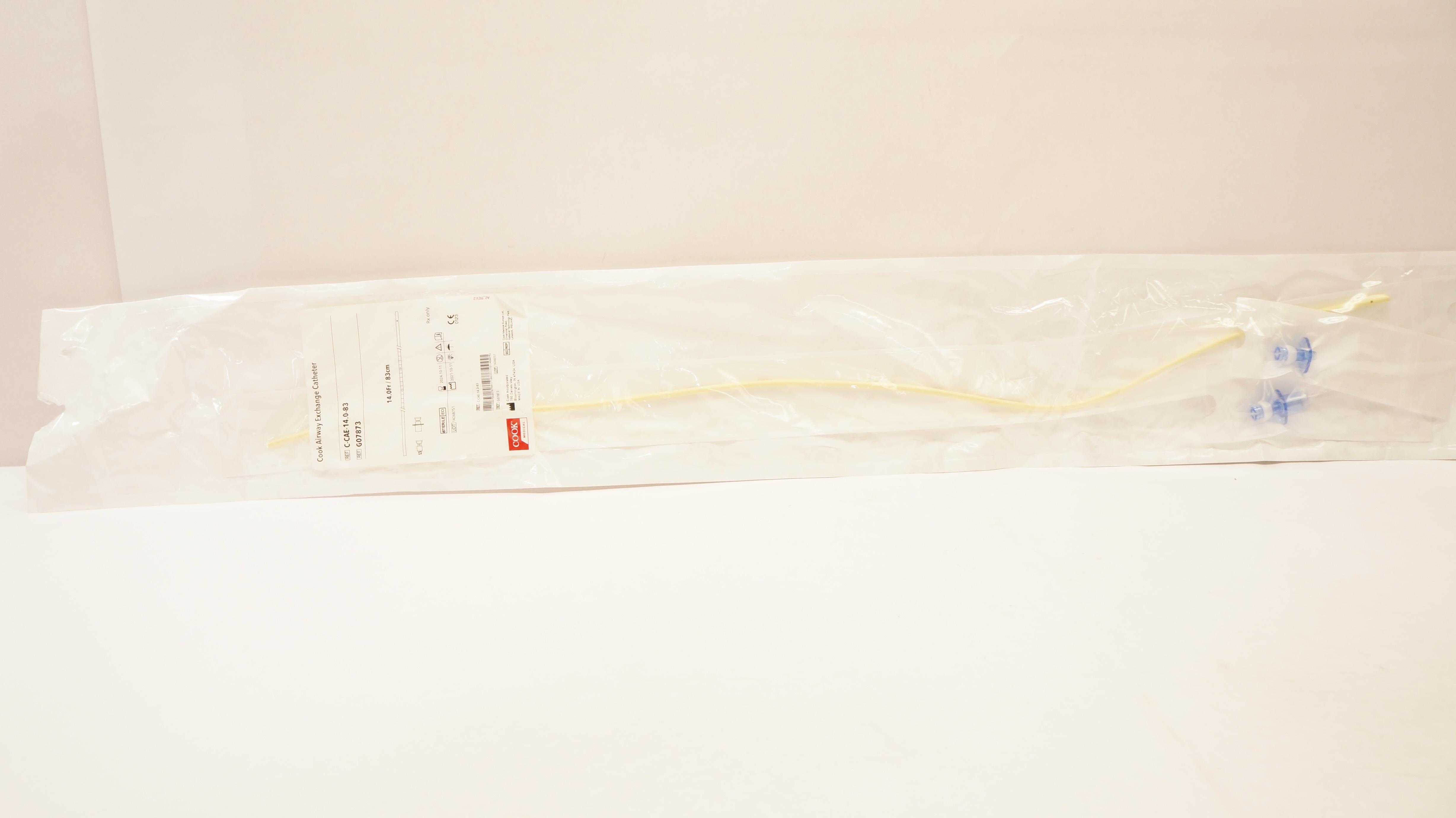 Cook G07873 Airway Exchange Cath. 14.0Fr x 83cm