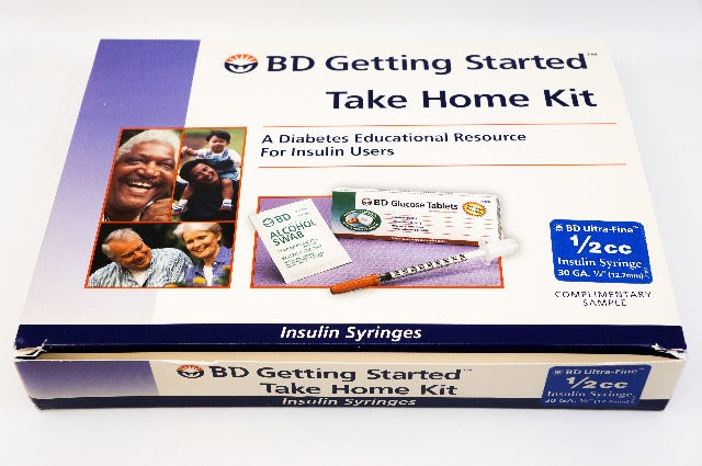 BD 328237 Getting Started Take Home Kit, Insulin Syringes 1/2cc 30GA (x)